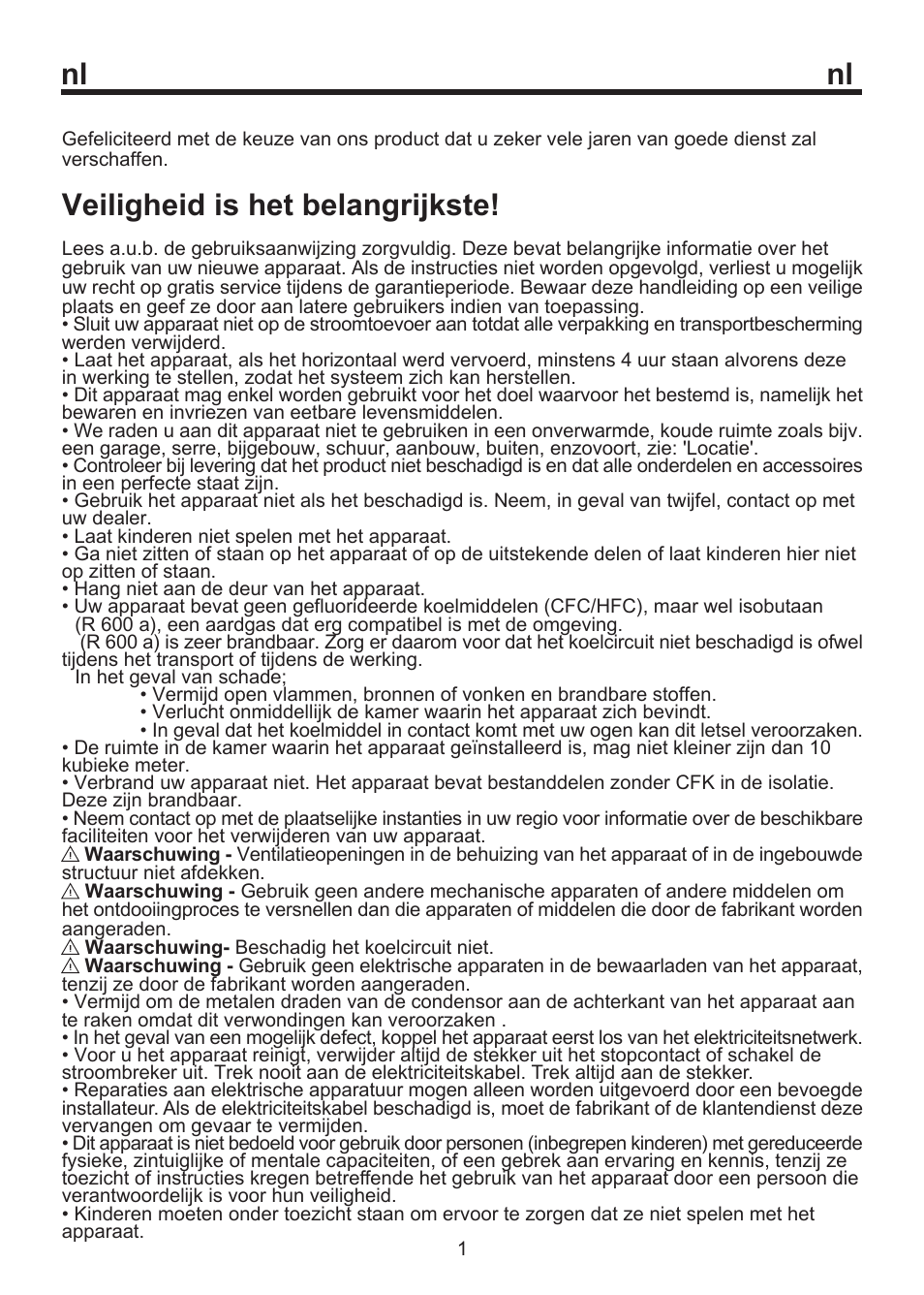 300 01-08 nl.fh11, Veiligheid is het belangrijkste | Blomberg SSM 1350 User Manual | Page 53 / 100