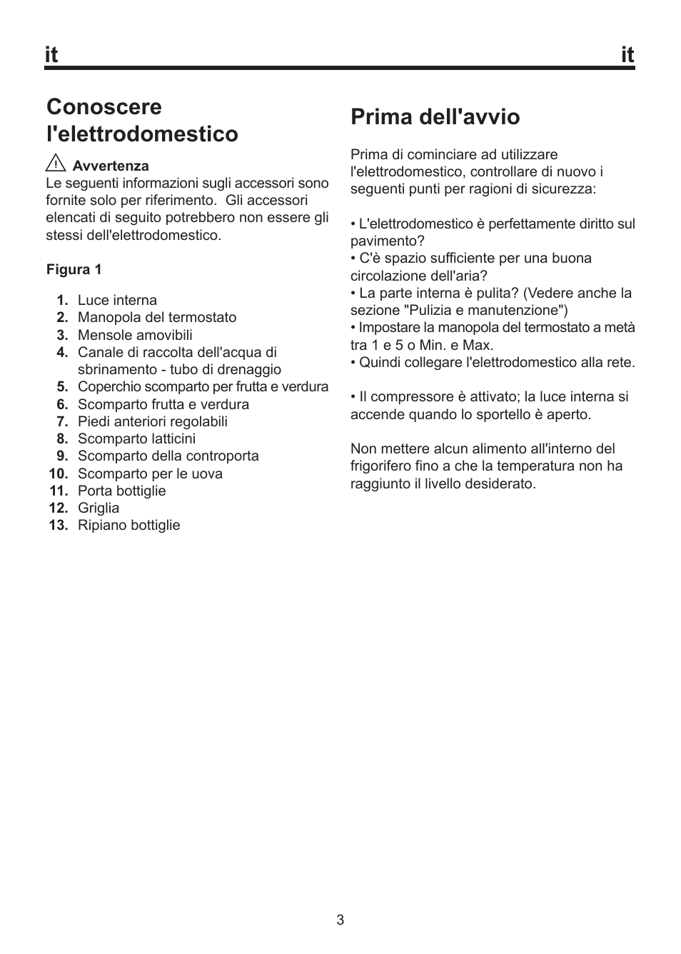 Prima dell'avvio, Conoscere l'elettrodomestico | Blomberg SSM 1350 User Manual | Page 82 / 100