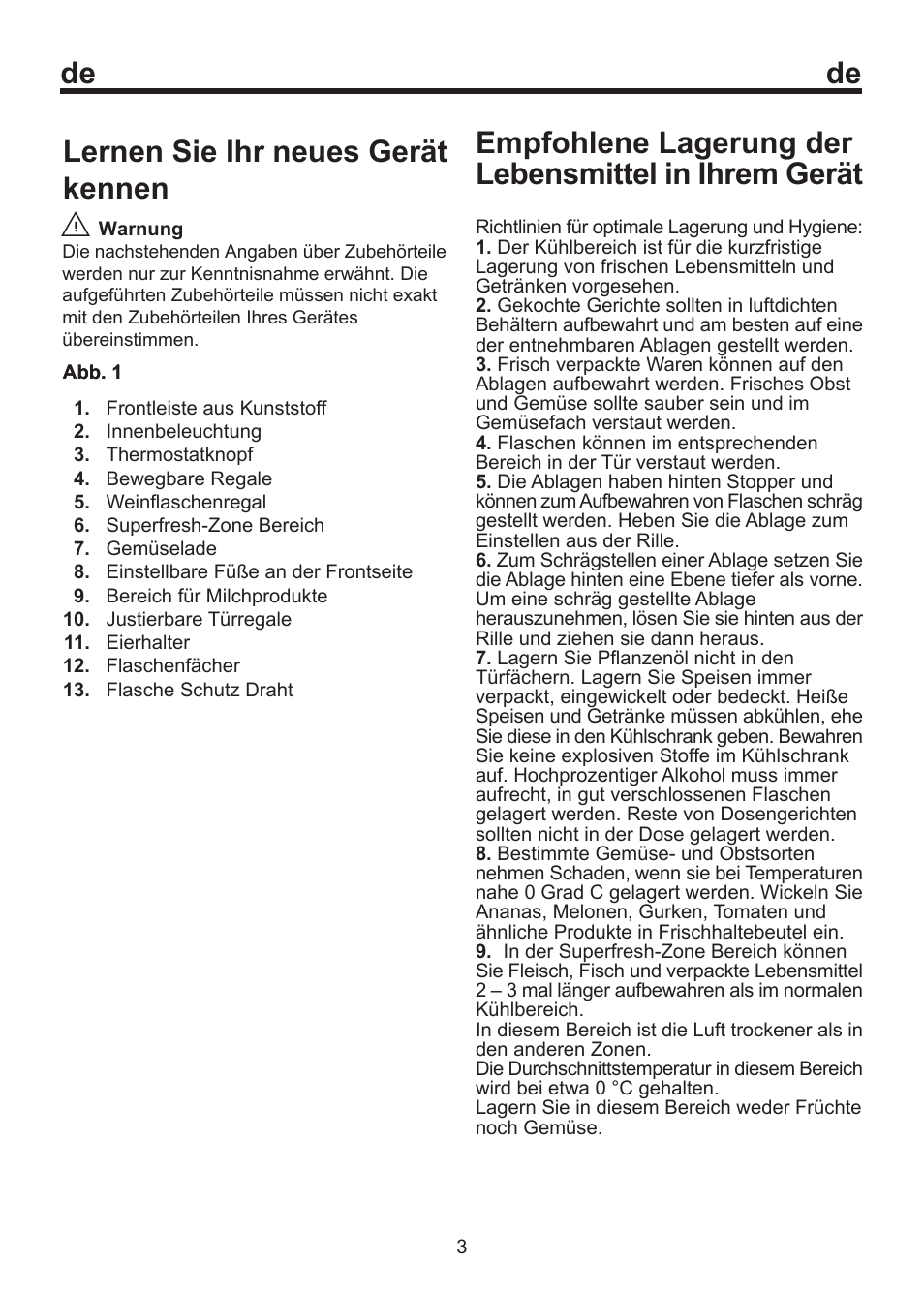 Lernen sie ihr neues gerät kennen | Blomberg SOM 9750 A+ User Manual | Page 18 / 97