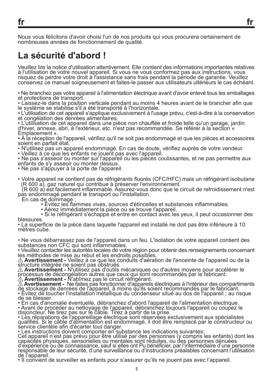 La sécurité d'abord | Blomberg SOM 9750 A+ User Manual | Page 25 / 97
