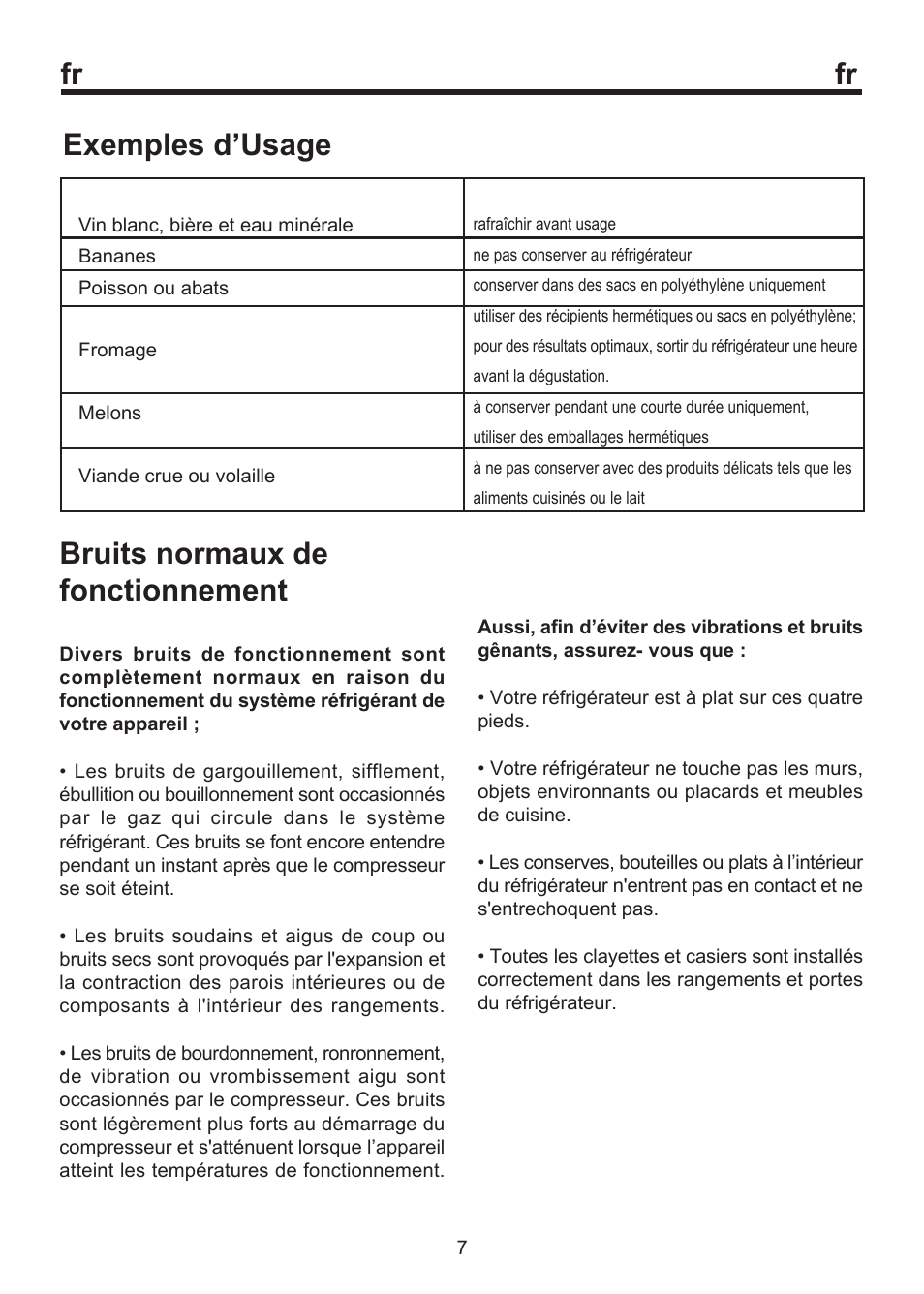 Fr exemples d’usage, Bruits normaux de fonctionnement | Blomberg SOM 9750 A+ User Manual | Page 31 / 97