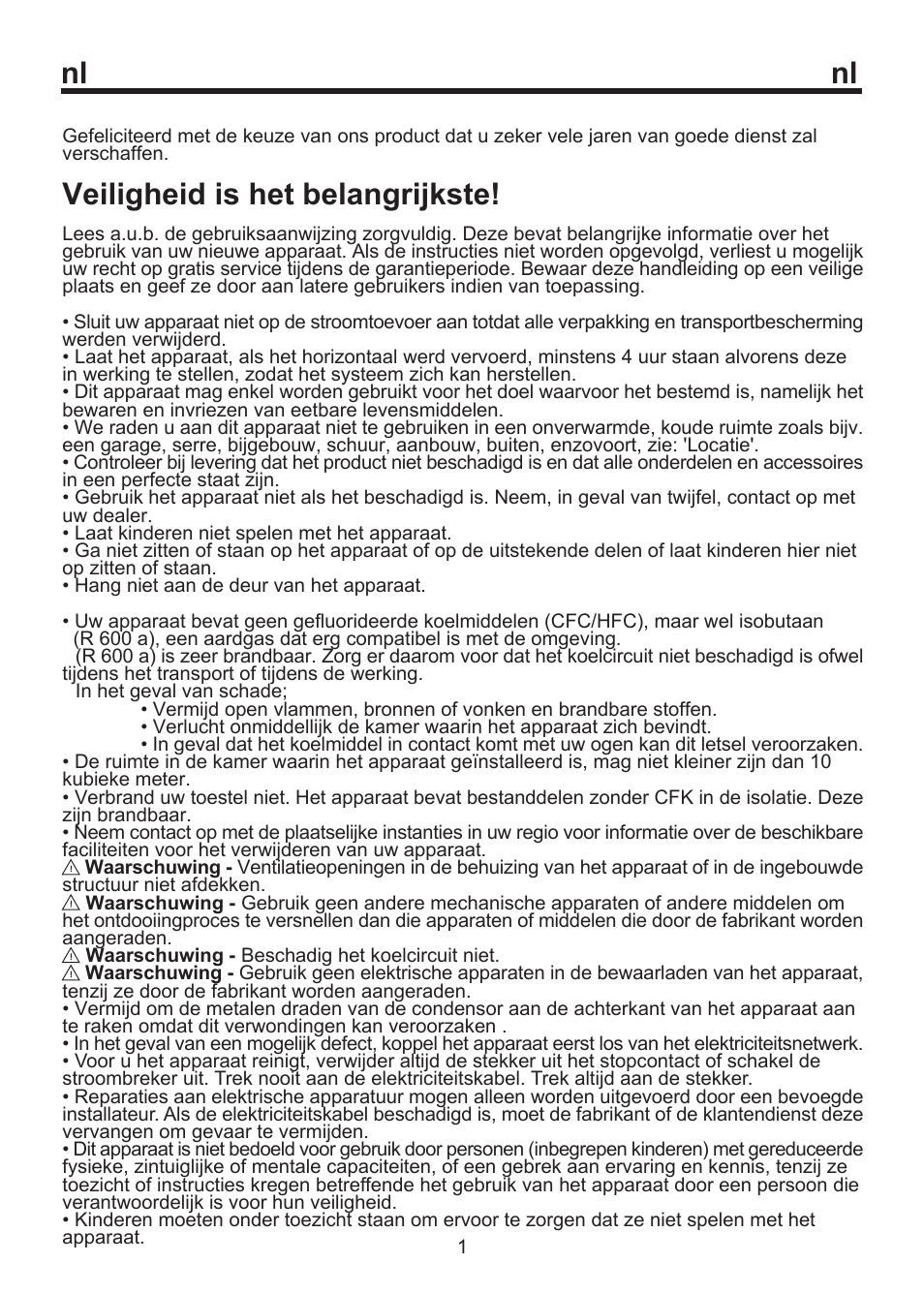 Veiligheid is het belangrijkste | Blomberg SOM 9750 A+ User Manual | Page 34 / 97