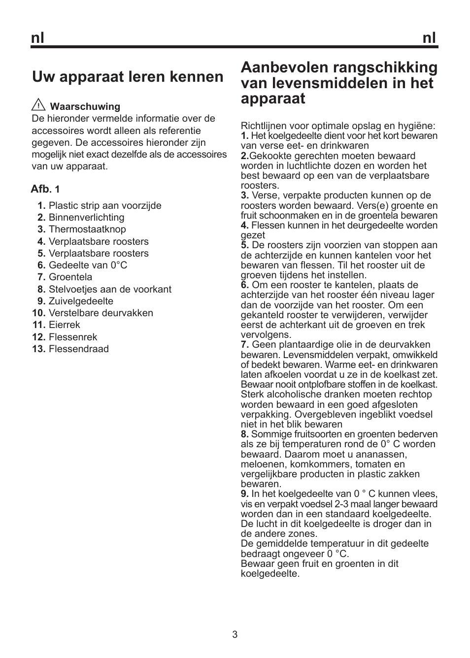 Uw apparaat leren kennen | Blomberg SOM 9750 A+ User Manual | Page 36 / 97