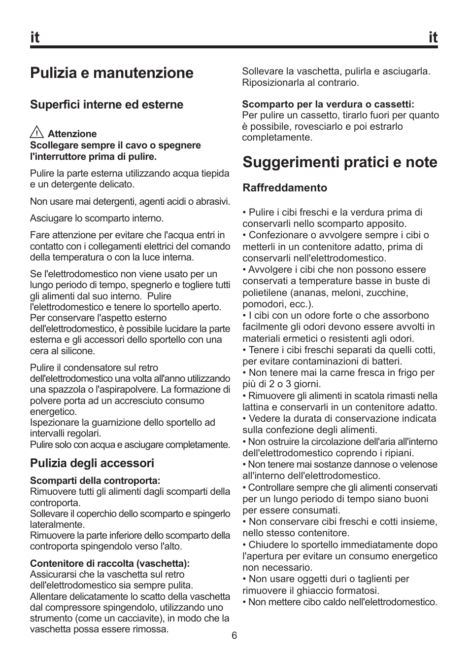 It pulizia e manutenzione | Blomberg SOM 9750 A+ User Manual | Page 84 / 97