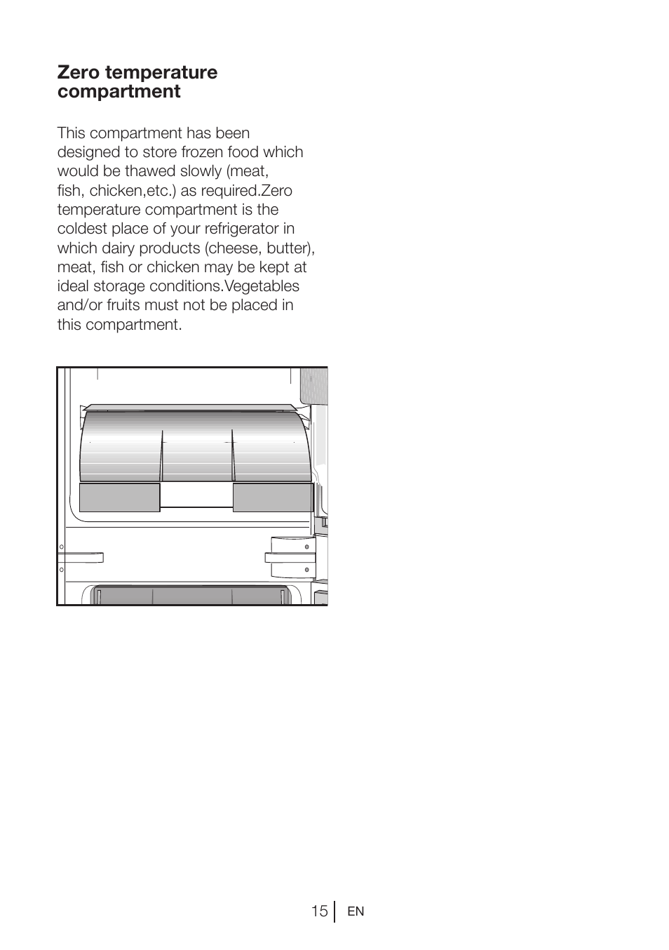 Zero temperature compartment | Blomberg KNM 1551 iF A+ User Manual | Page 19 / 312