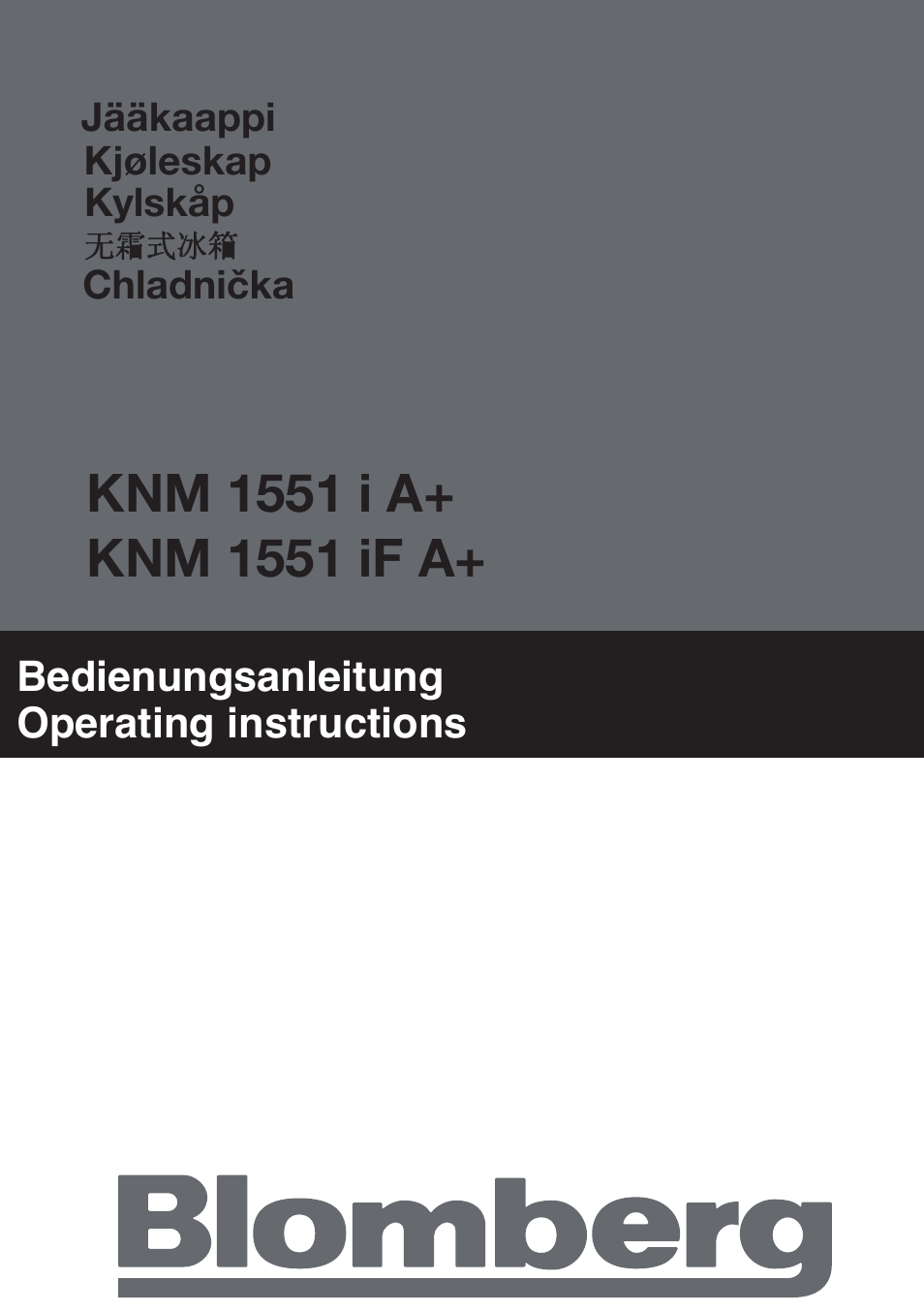 Blomberg KNM 1551 iF A+ User Manual | Page 2 / 312