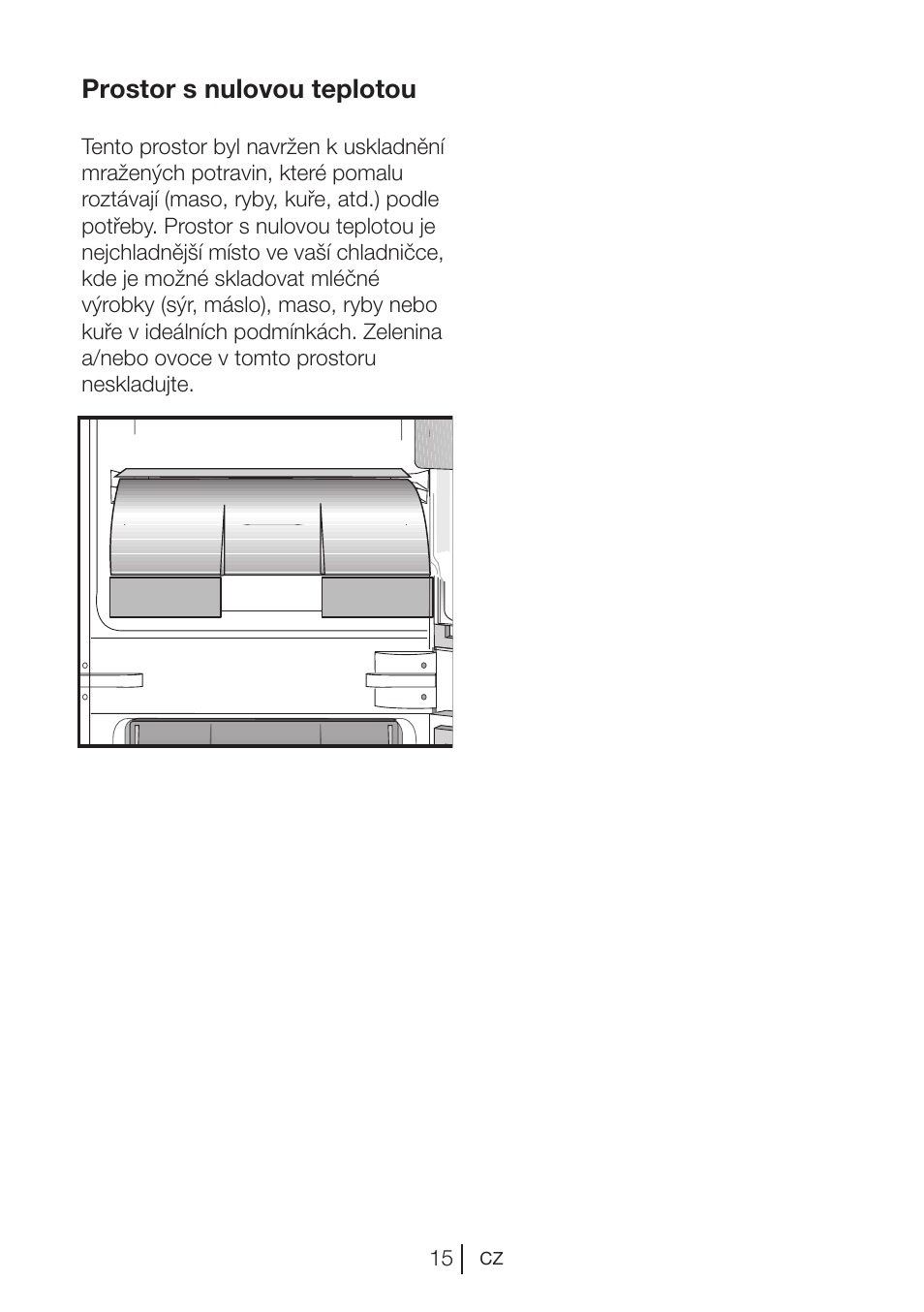 Prostor s nulovou teplotou | Blomberg KNM 1551 iF A+ User Manual | Page 210 / 312