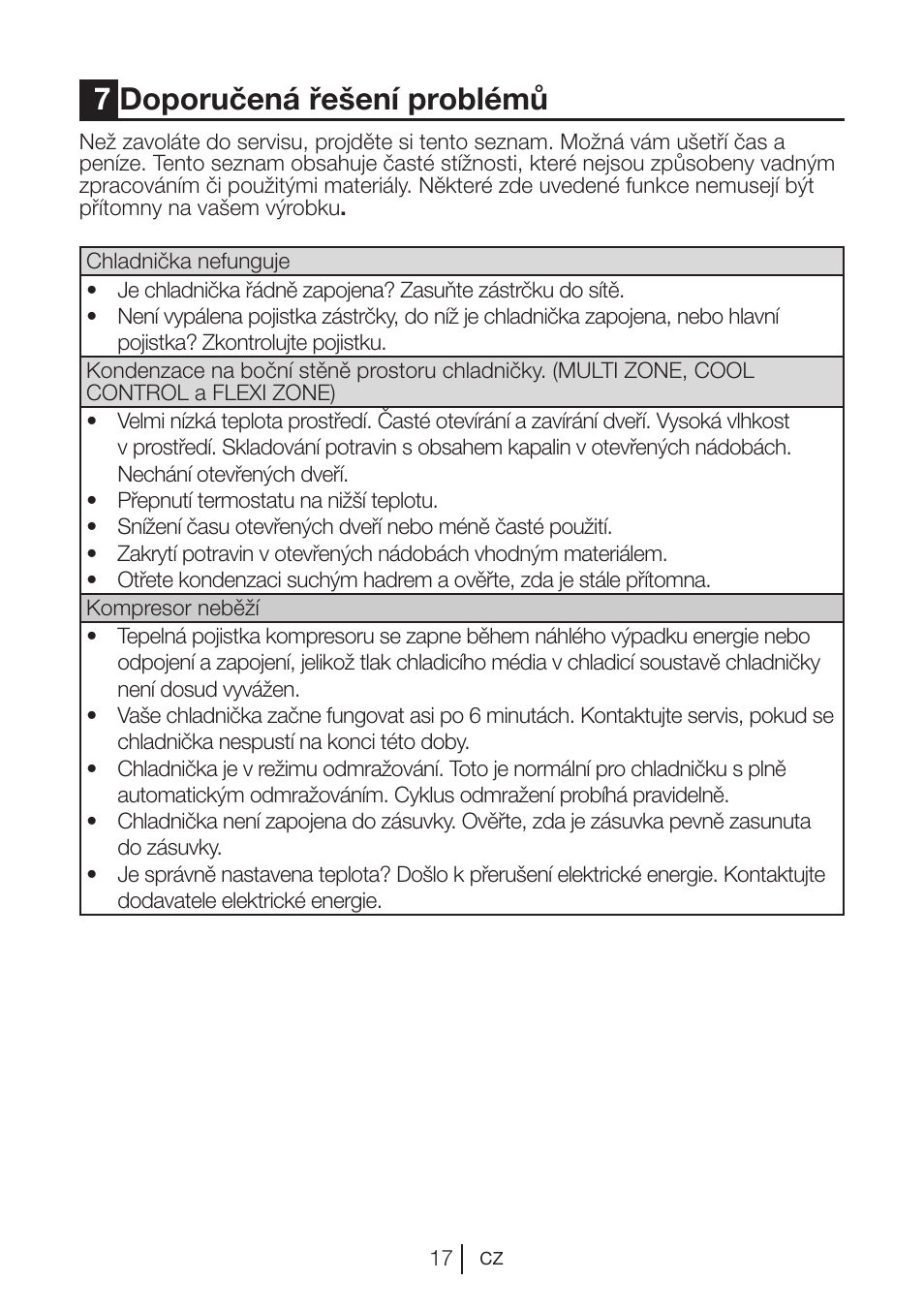 7doporučená řešení problémů | Blomberg KNM 1551 iF A+ User Manual | Page 212 / 312