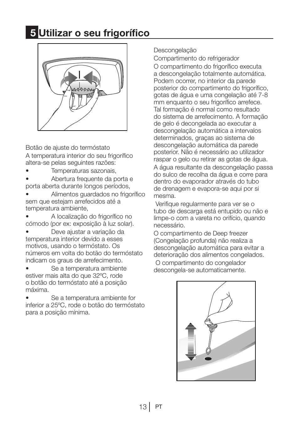 5utilizar o seu frigorífico | Blomberg KNM 1551 iF A+ User Manual | Page 246 / 312