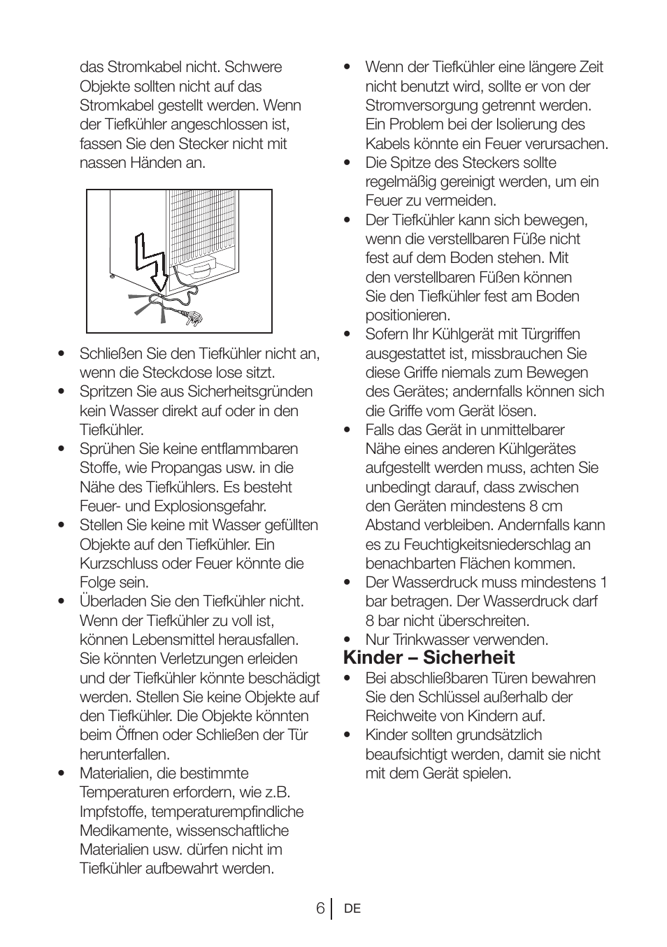 Kinder – sicherheit | Blomberg KNM 1551 iF A+ User Manual | Page 29 / 312