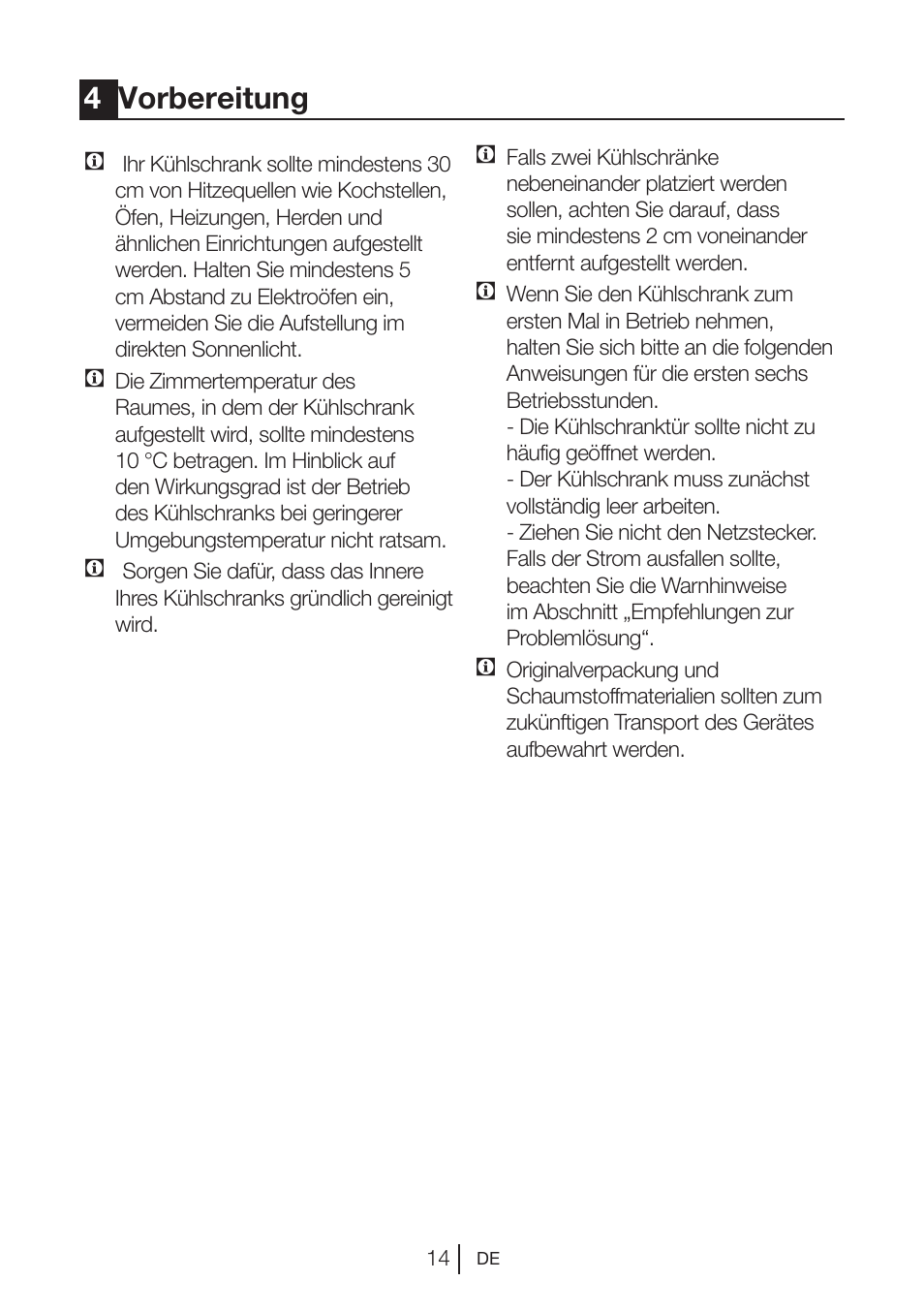 4vorbereitung | Blomberg KNM 1551 iF A+ User Manual | Page 37 / 312