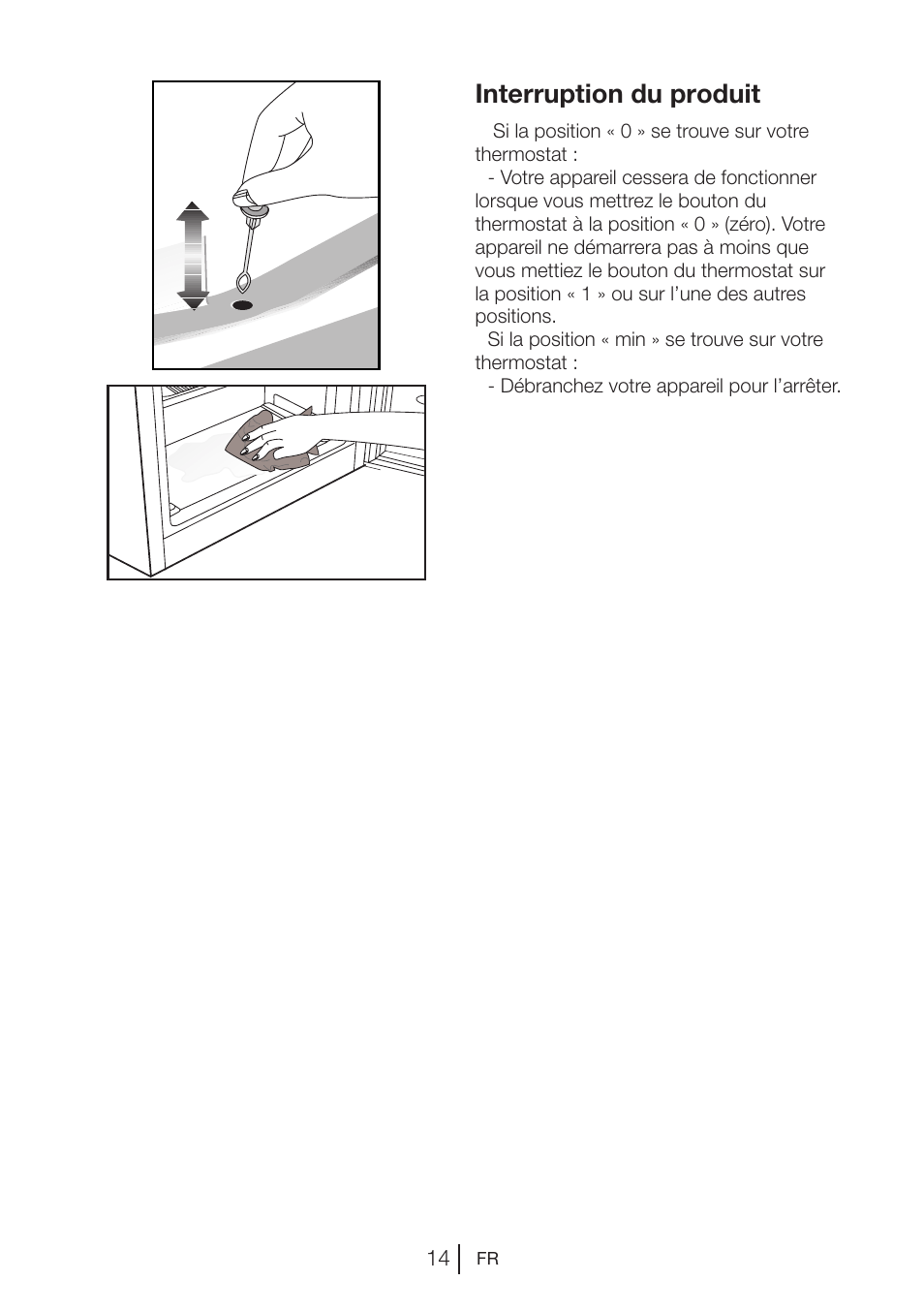 Interruption du produit | Blomberg DSM 1510 i User Manual | Page 53 / 135