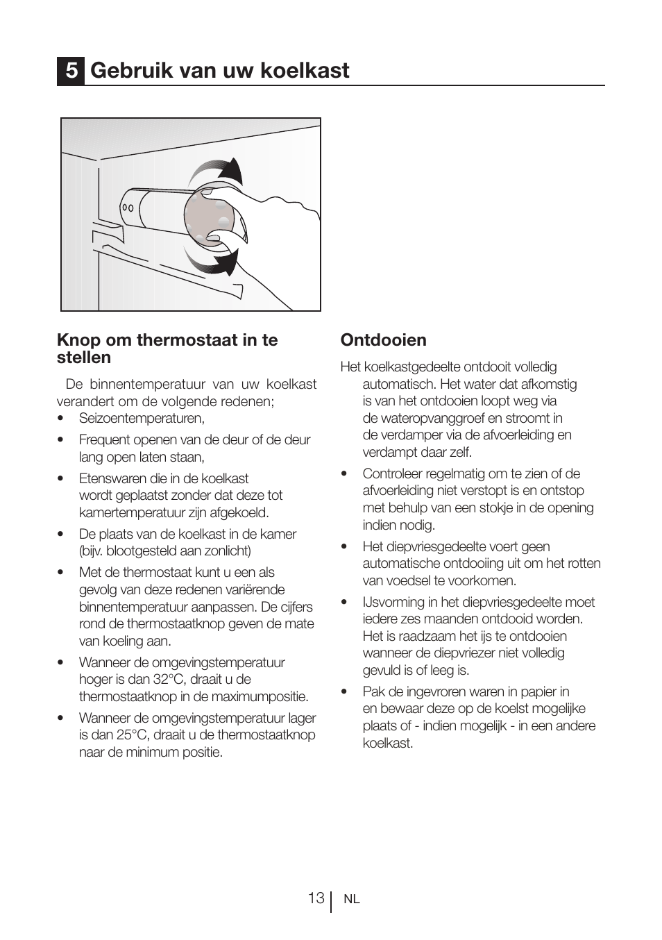 5gebruik van uw koelkast | Blomberg DSM 1510 i User Manual | Page 71 / 135