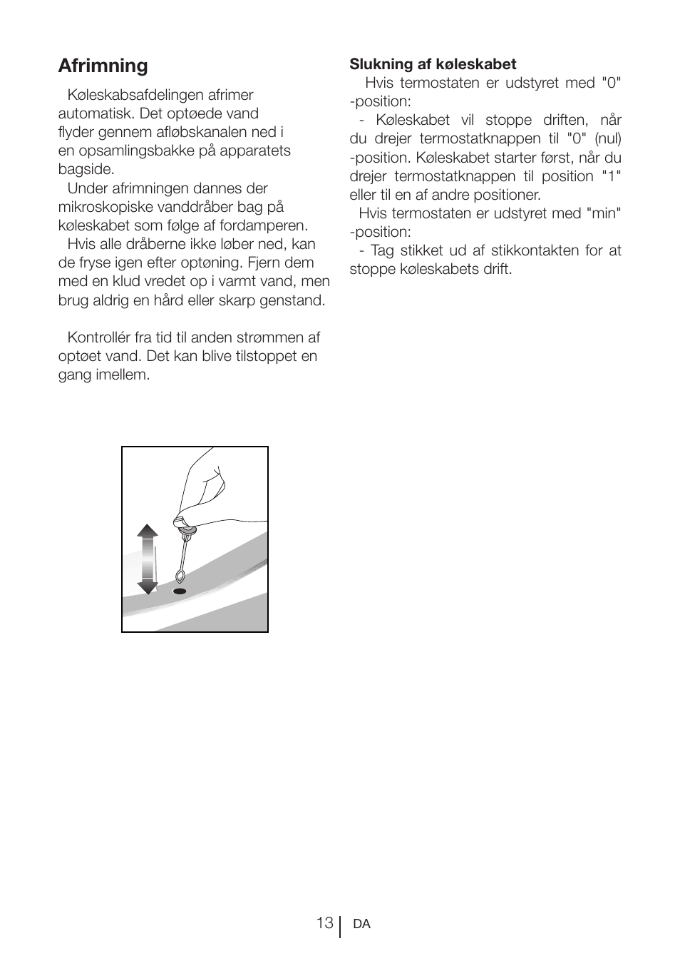 Afrimning | Blomberg SSM 1350 iF A++ User Manual | Page 159 / 165