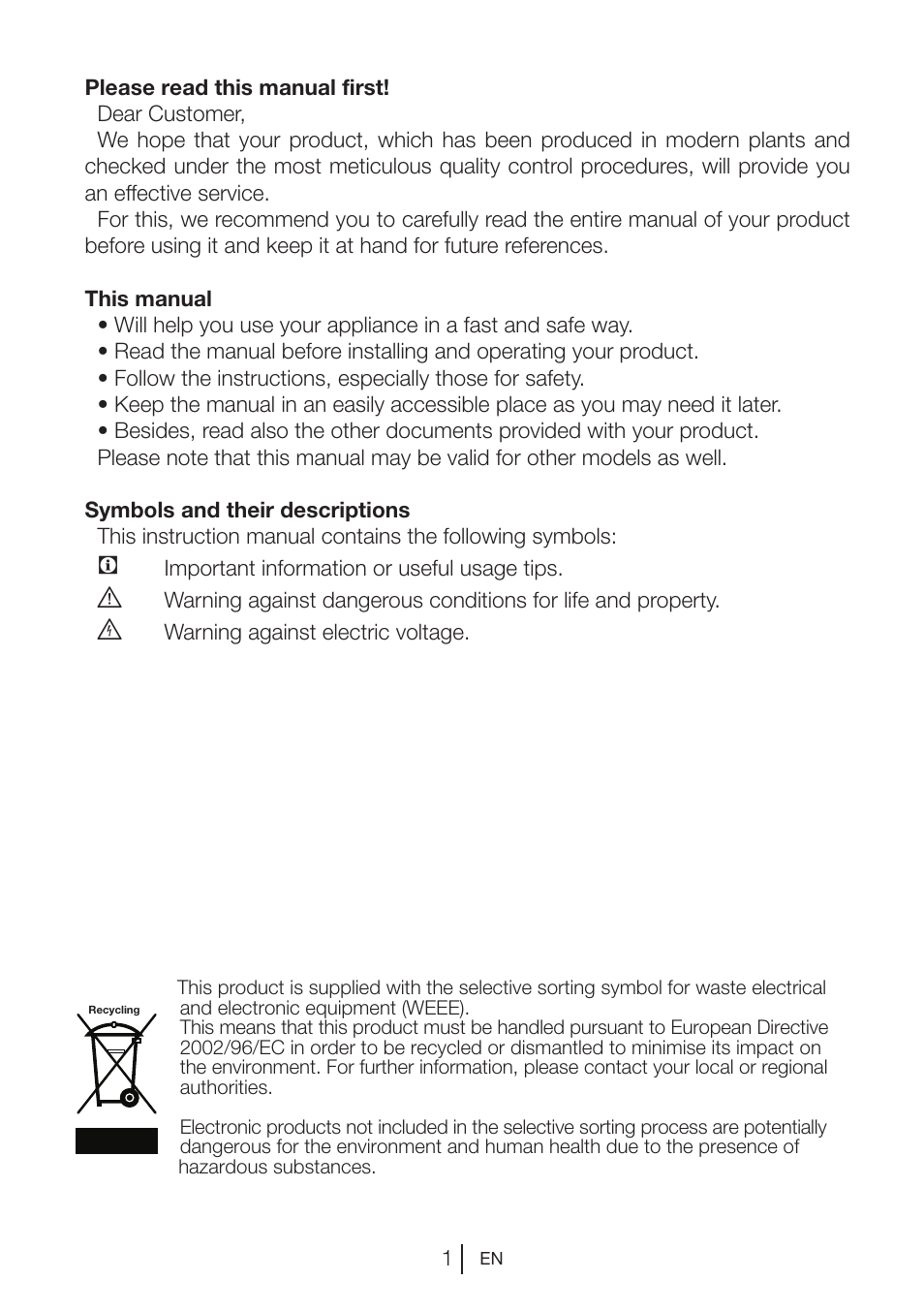 Blomberg SSM 1350 iF A++ User Manual | Page 2 / 165