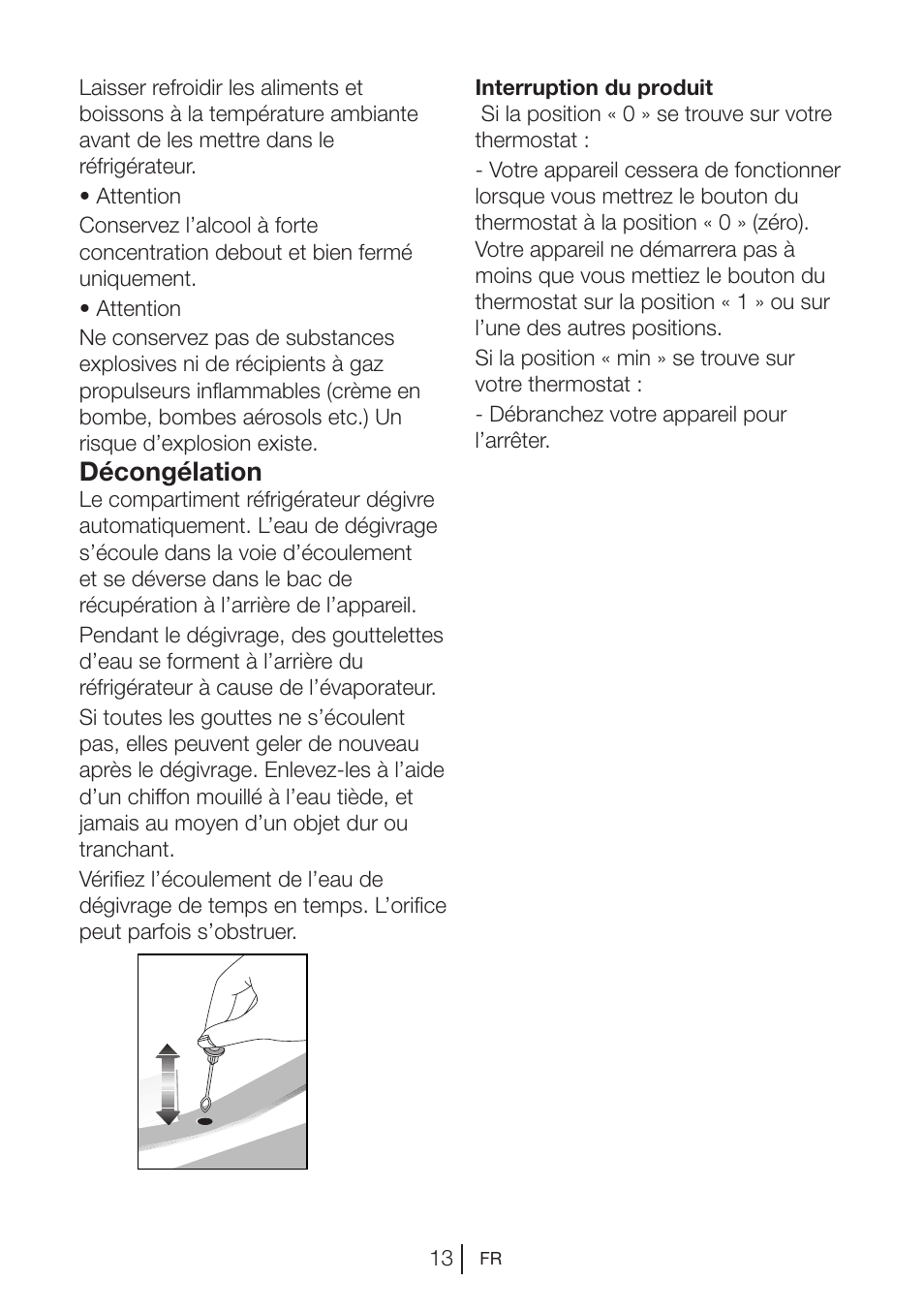 Décongélation | Blomberg SSM 1350 iF A++ User Manual | Page 32 / 165