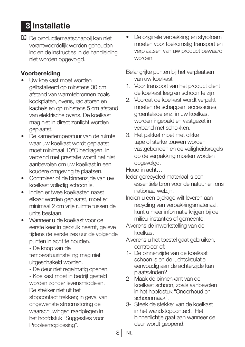 3installatie | Blomberg SSM 1350 iF A++ User Manual | Page 63 / 165