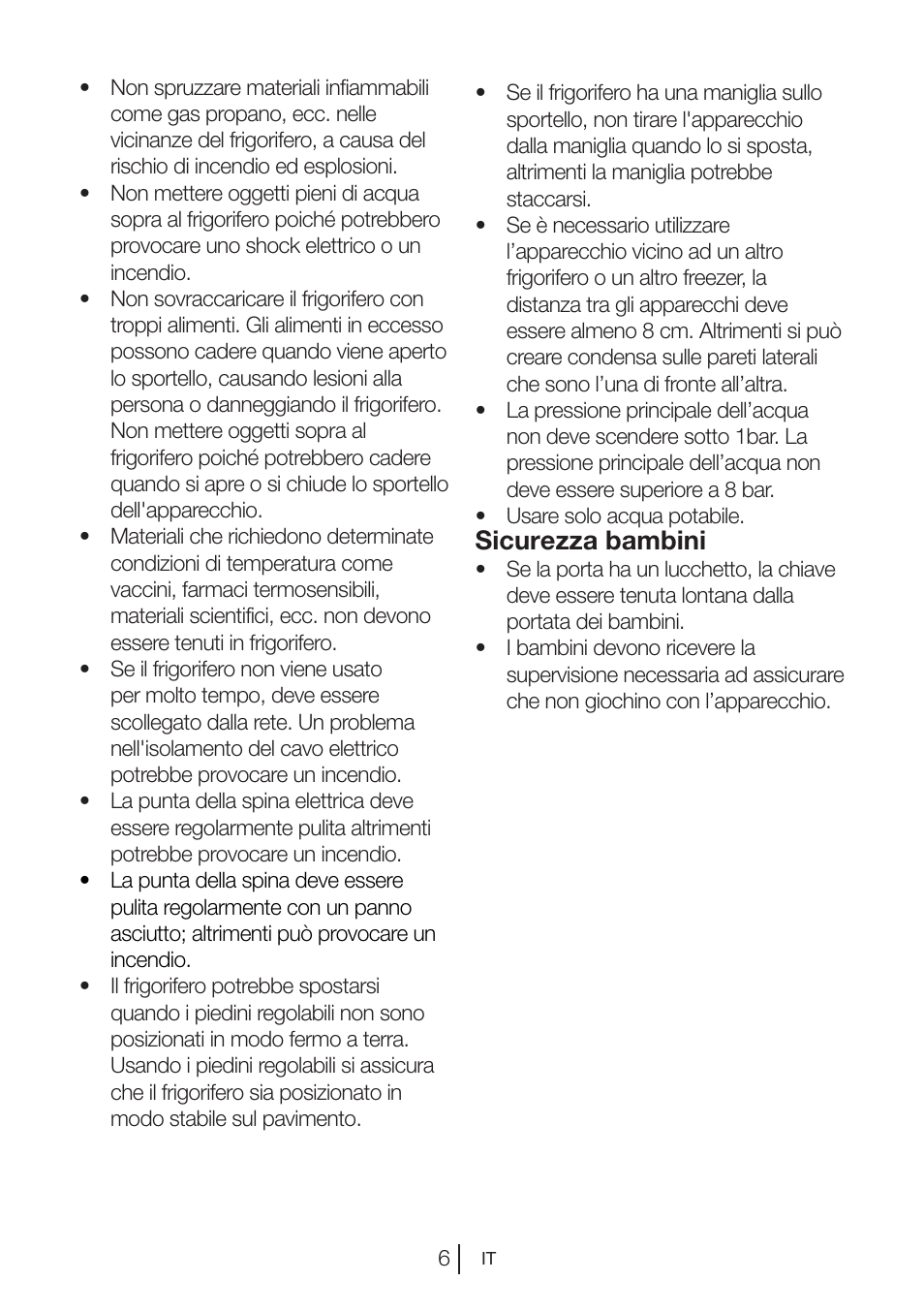 Sicurezza bambini | Blomberg SSM 1350 iF A++ User Manual | Page 78 / 165