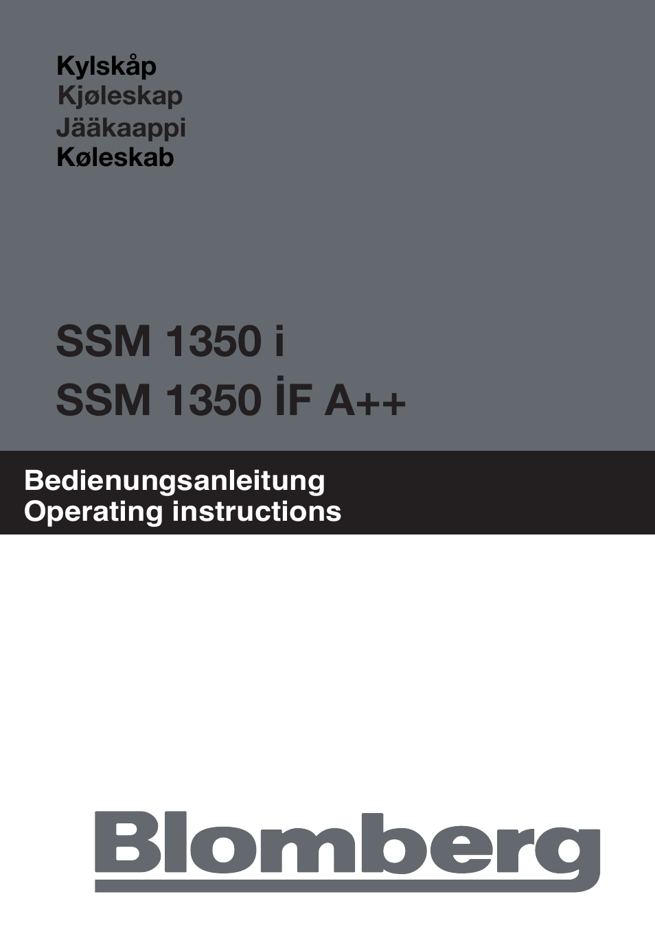 Blomberg SSM 1350 iF A++ User Manual | Page 92 / 165