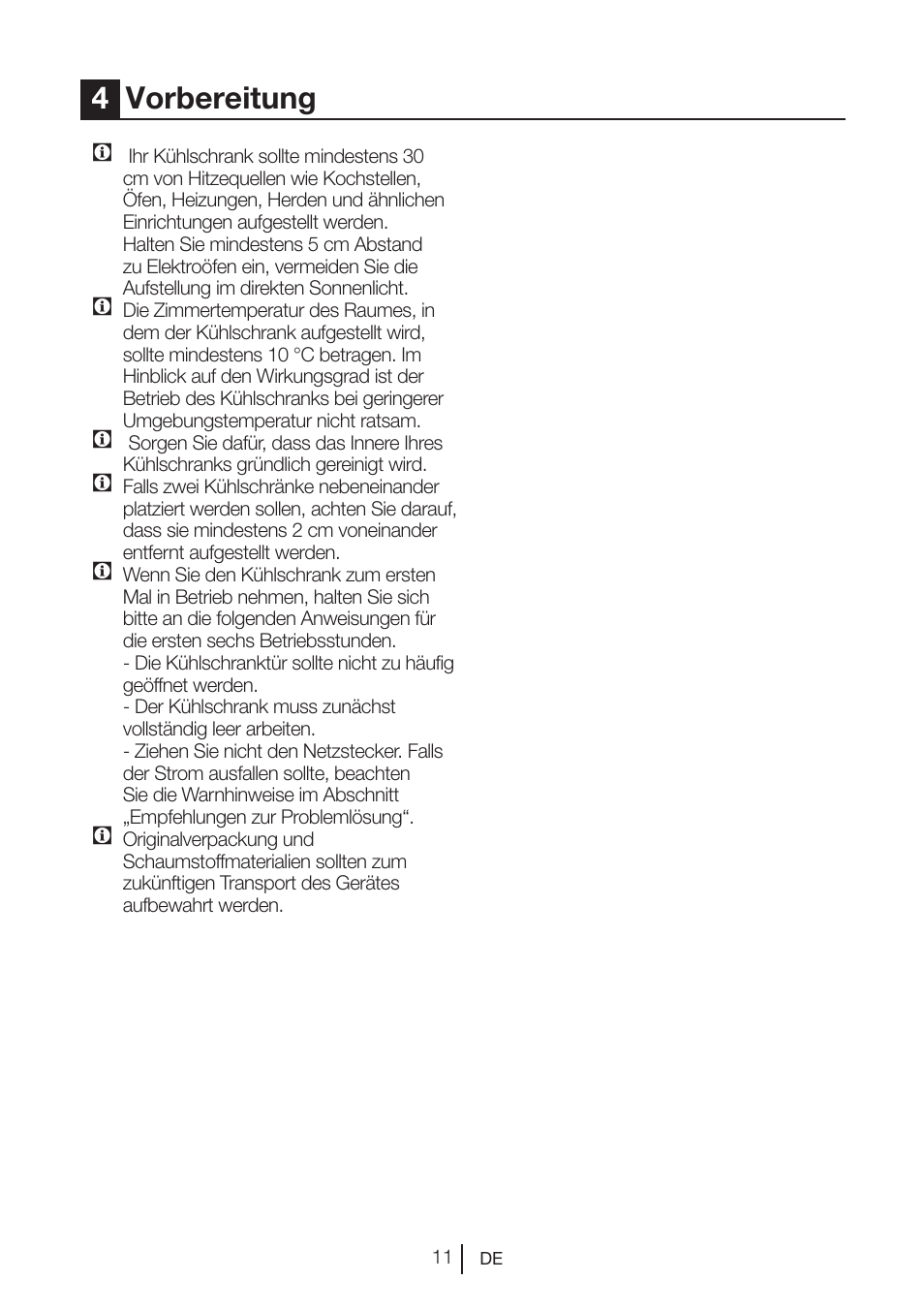 4vorbereitung | Blomberg DNM 9650 T User Manual | Page 32 / 117