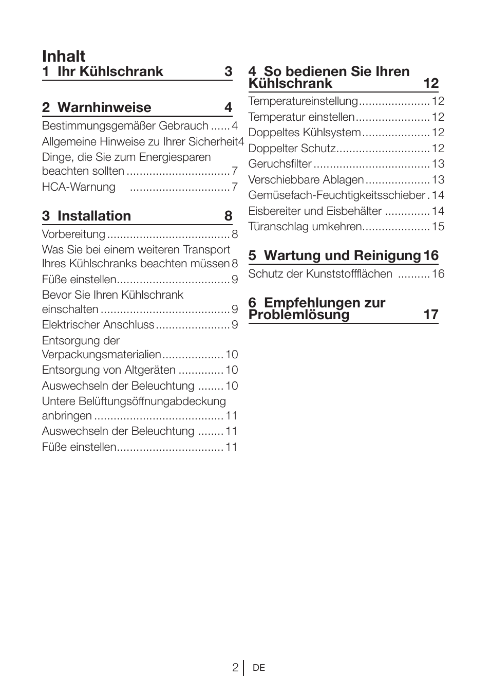 Inhalt | Blomberg DNE 9840 A+ User Manual | Page 21 / 95