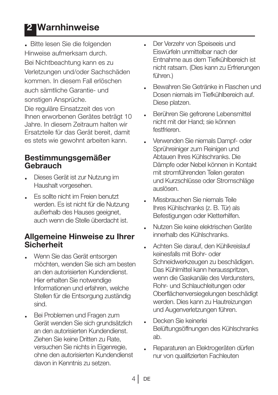 2warnhinweise | Blomberg DNE 9840 A+ User Manual | Page 23 / 95