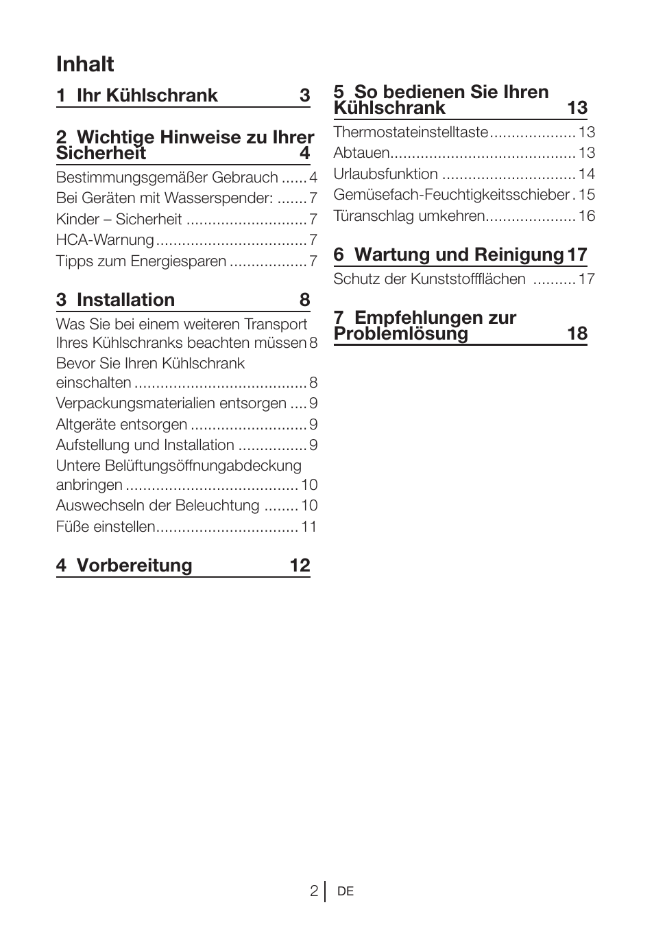 Inhalt | Blomberg DSM 9870 X User Manual | Page 22 / 81