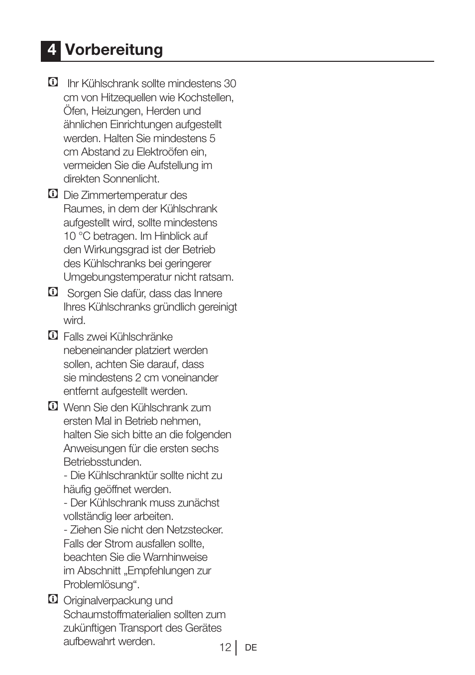 4vorbereitung | Blomberg DSM 9870 X User Manual | Page 32 / 81