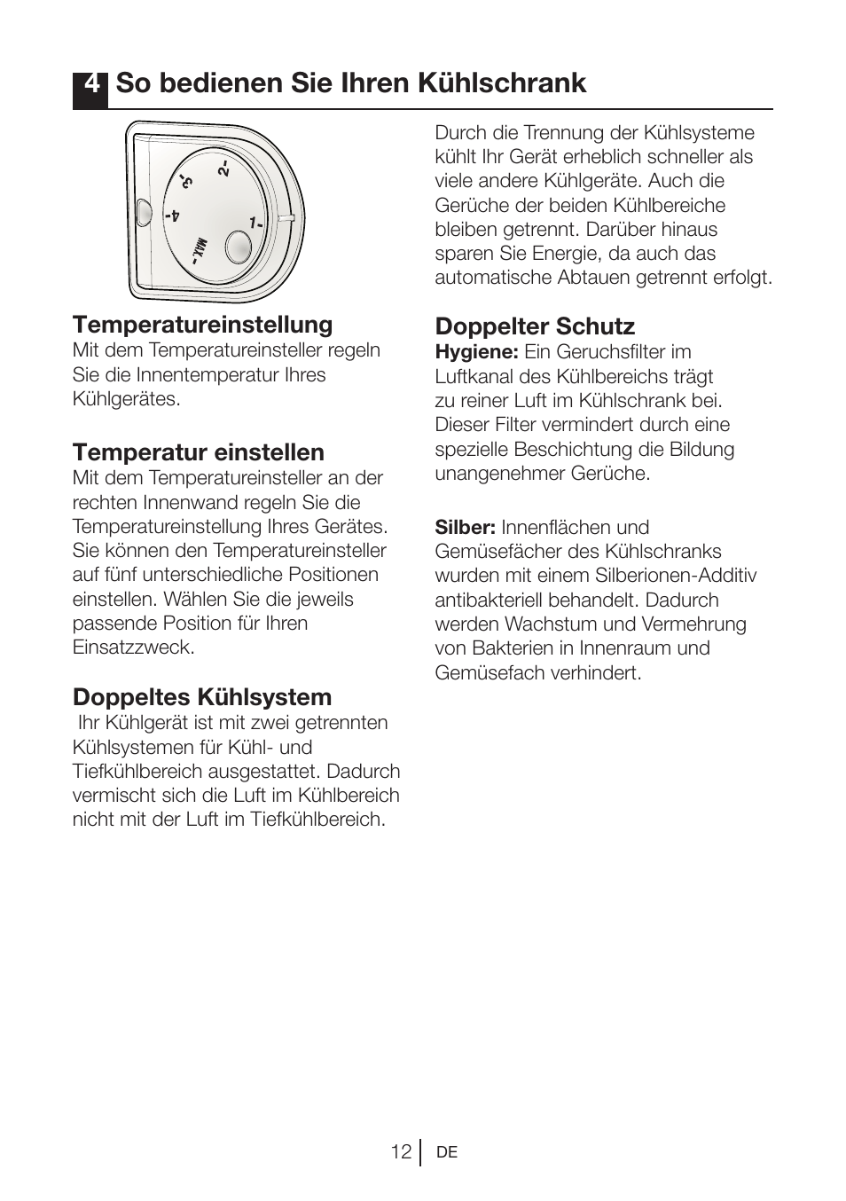 4so bedienen sie ihren kühlschrank | Blomberg DNE 9887 A+ User Manual | Page 32 / 80