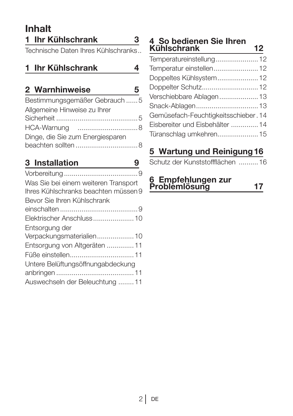 Inhalt | Blomberg DNE 9860 X A+ User Manual | Page 23 / 81