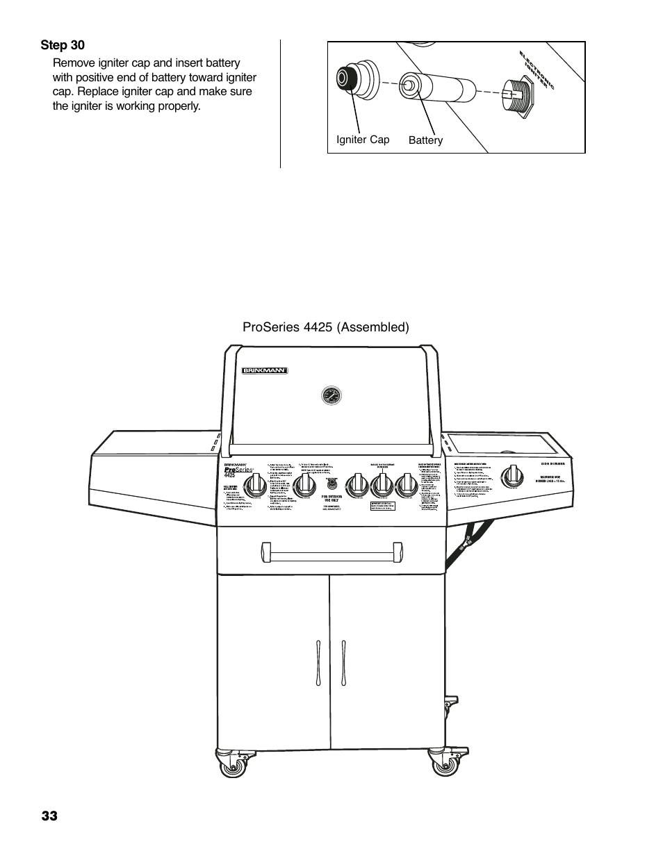 Brinkmann 4425 User Manual | Page 34 / 36