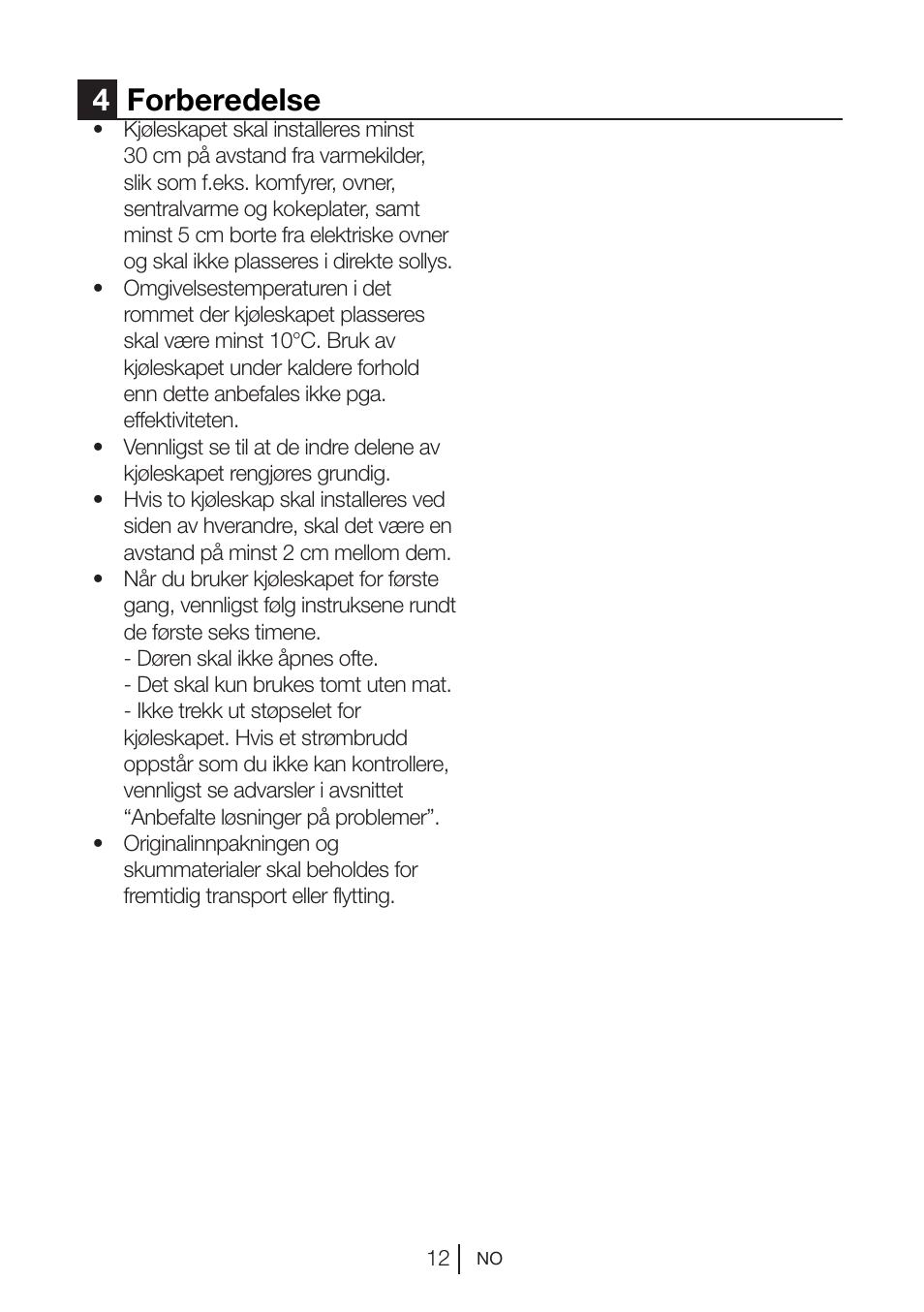 4forberedelse | Blomberg DSM 9510 X A+ User Manual | Page 126 / 191