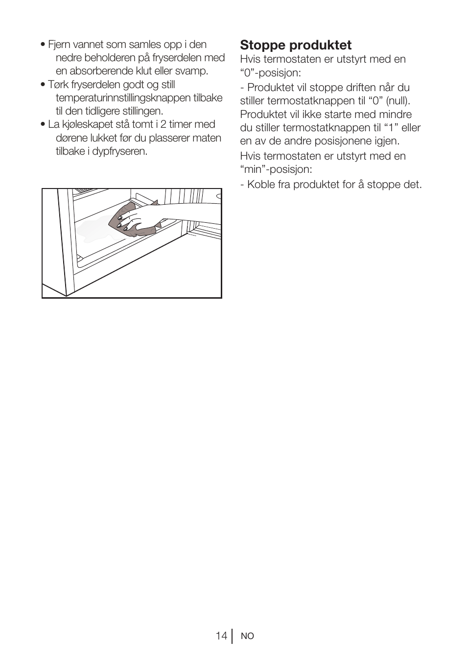 Stoppe produktet | Blomberg DSM 9510 X A+ User Manual | Page 128 / 191
