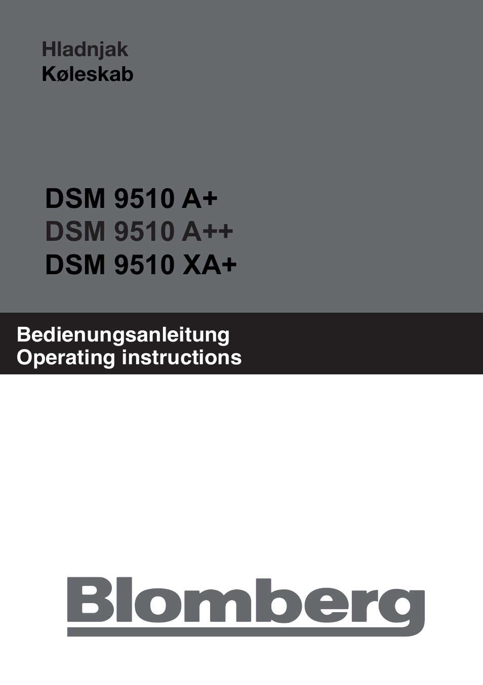 Blomberg DSM 9510 X A+ User Manual | Page 153 / 191
