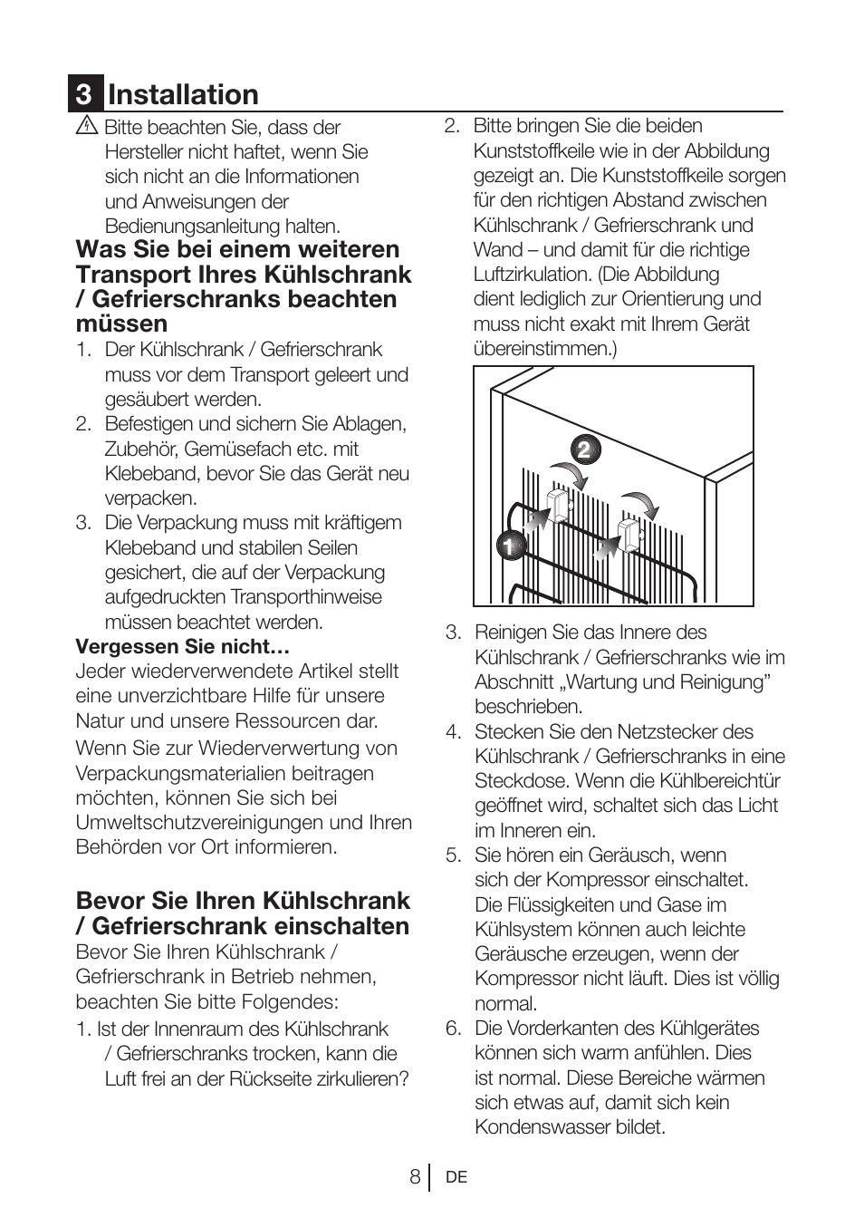 3installation | Blomberg DSM 9510 X A+ User Manual | Page 28 / 191