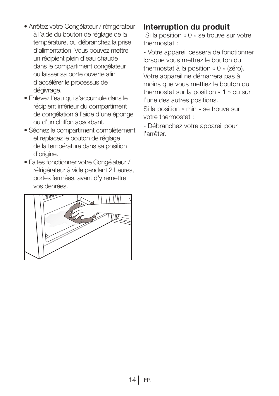 Interruption du produit | Blomberg DSM 9510 X A+ User Manual | Page 53 / 191