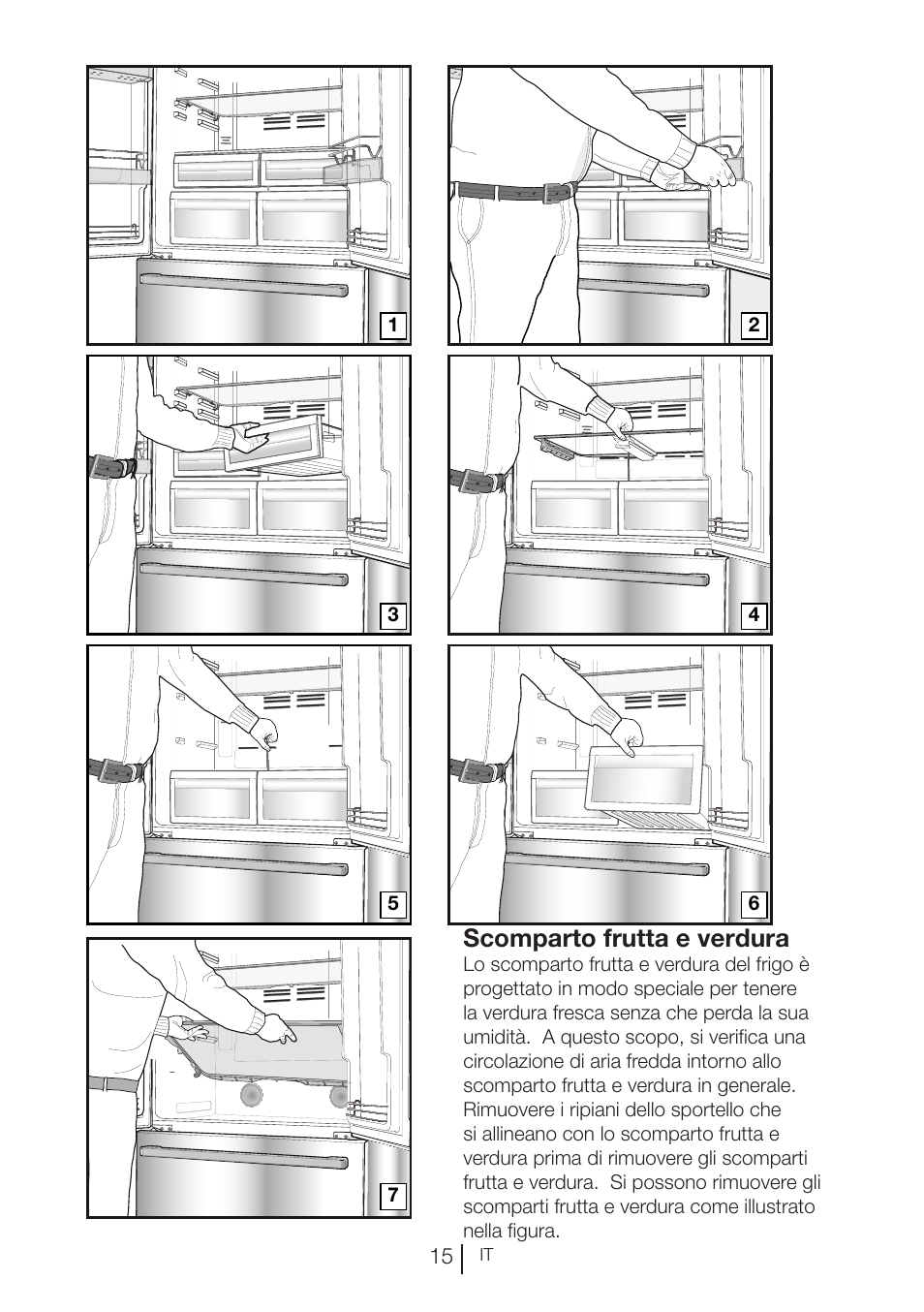 Scomparto frutta e verdura | Blomberg KND 9950 X A+ User Manual | Page 110 / 229