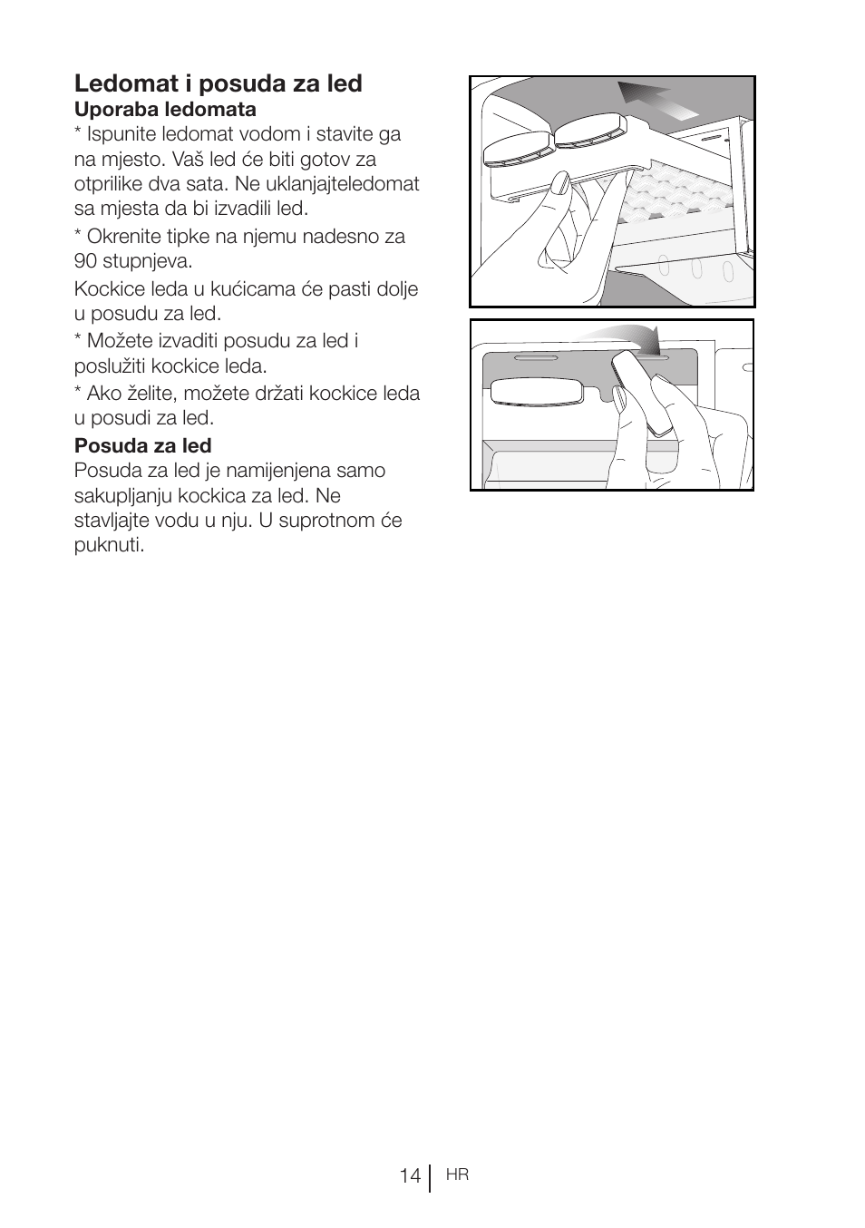 Ledomat i posuda za led | Blomberg KND 9950 X A+ User Manual | Page 177 / 229