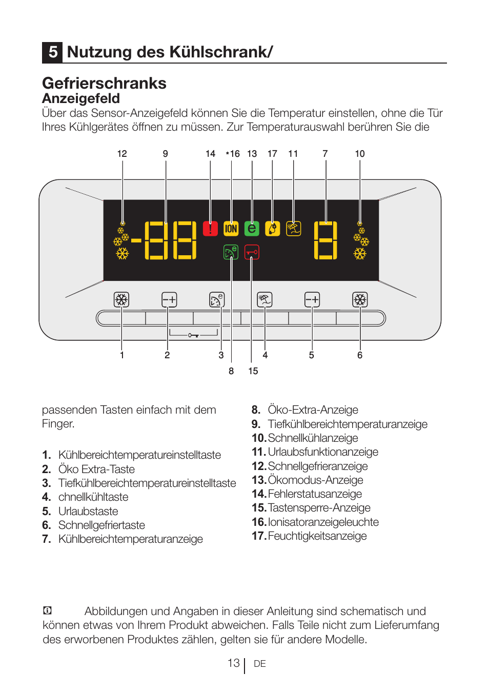 5nutzung des kühlschrank/ gefrierschranks | Blomberg KND 9950 X A+ User Manual | Page 37 / 229