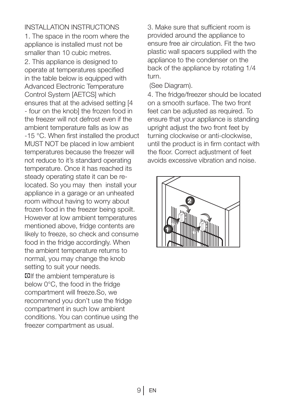 Blomberg KGM 9680 User Manual | Page 9 / 25