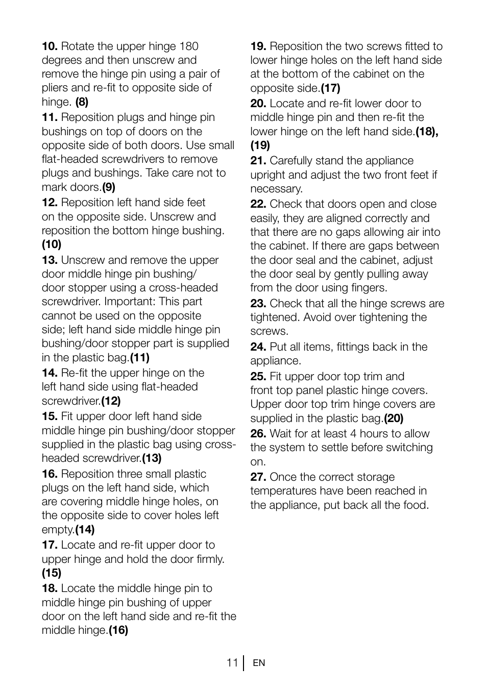 Blomberg KGM 9690 User Manual | Page 12 / 25