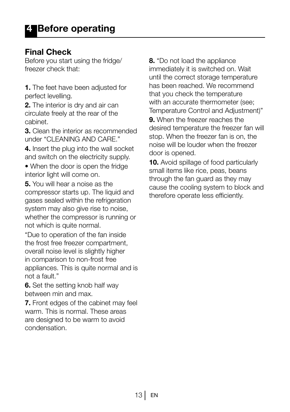 4before operating | Blomberg KGM 9690 User Manual | Page 14 / 25