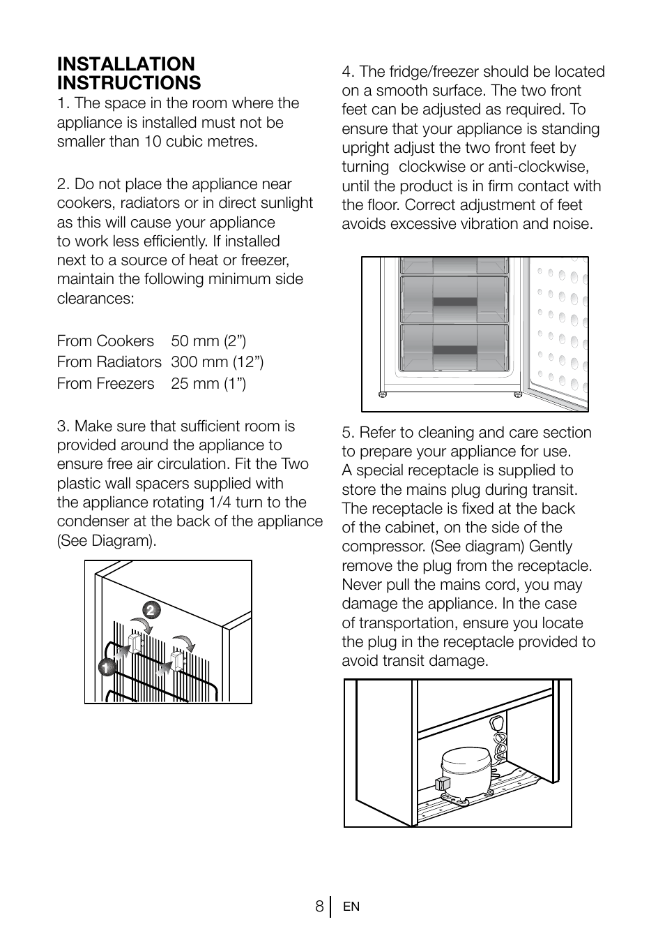 Installation instructions | Blomberg KGM 9690 User Manual | Page 9 / 25