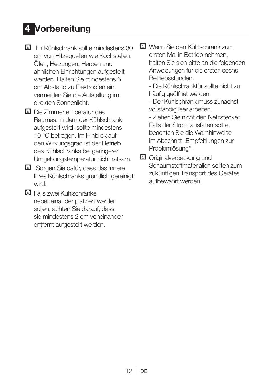 4vorbereitung | Blomberg MKND 9860 PA+ User Manual | Page 13 / 97