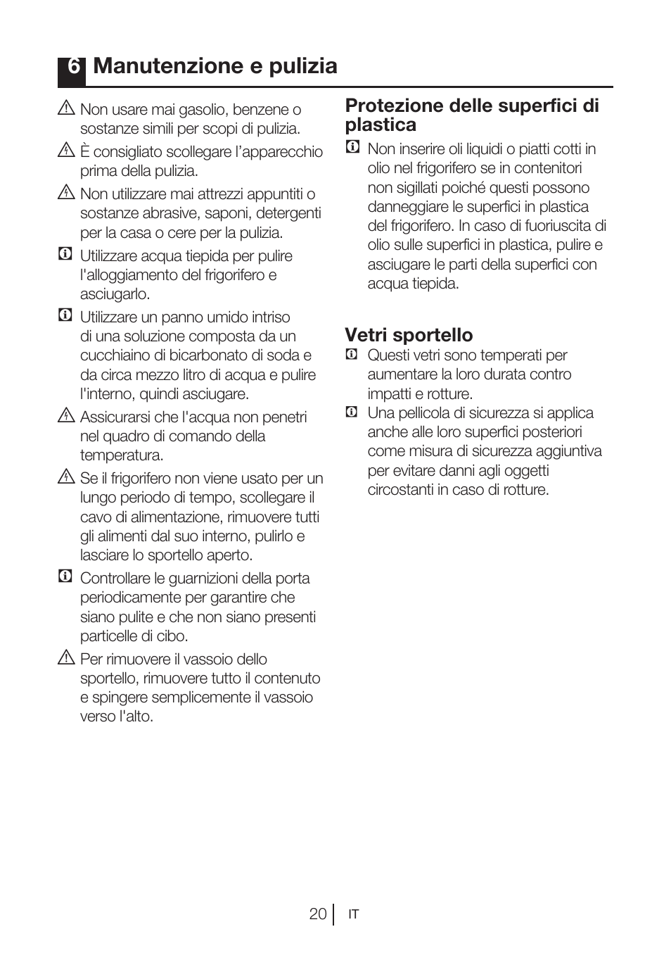 6manutenzione e pulizia | Blomberg MKND 9860 PA+ User Manual | Page 68 / 97