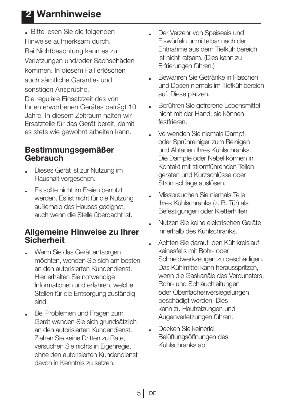 2warnhinweise | Blomberg KSM 9640 A+ User Manual | Page 24 / 94