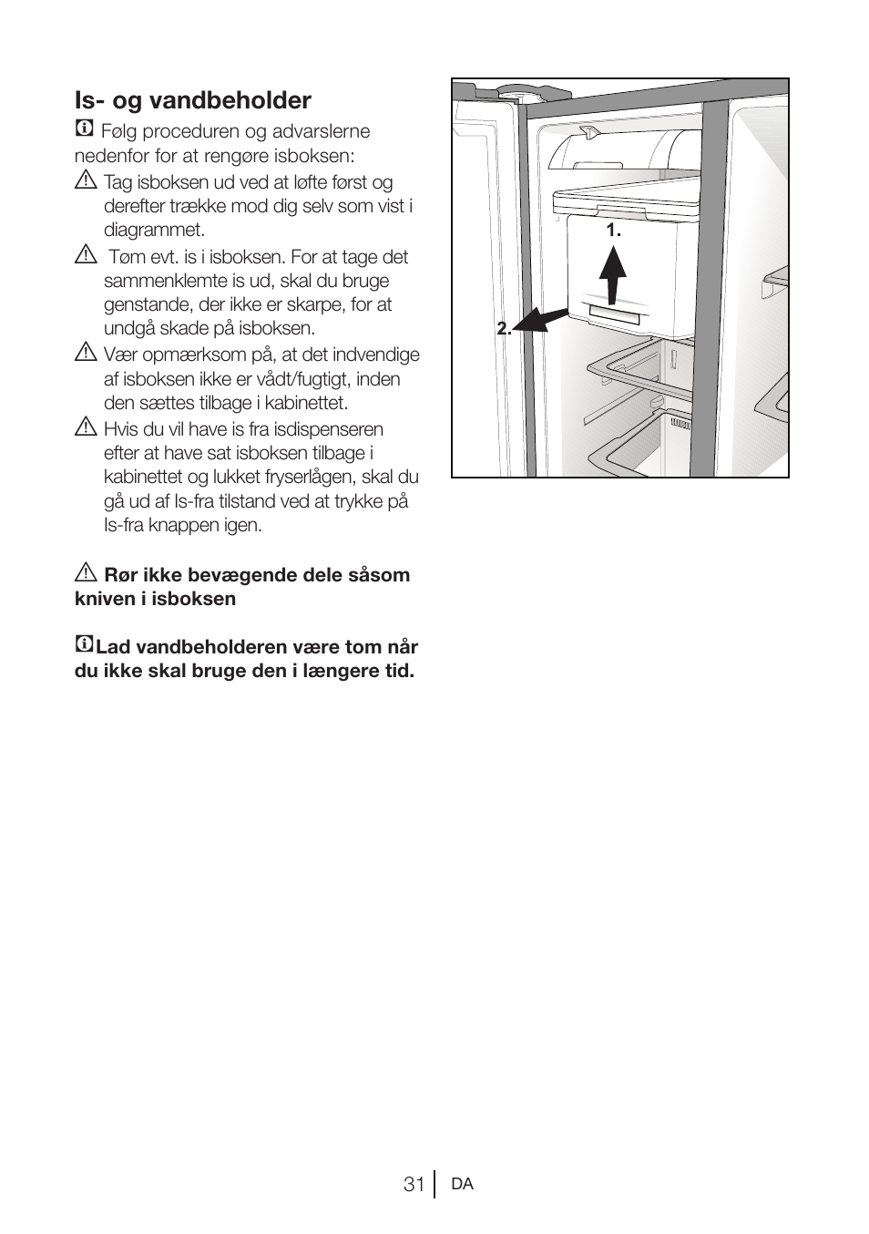 Is- og vandbeholder c | Blomberg KWD 9440 X A+ User Manual | Page 175 / 601