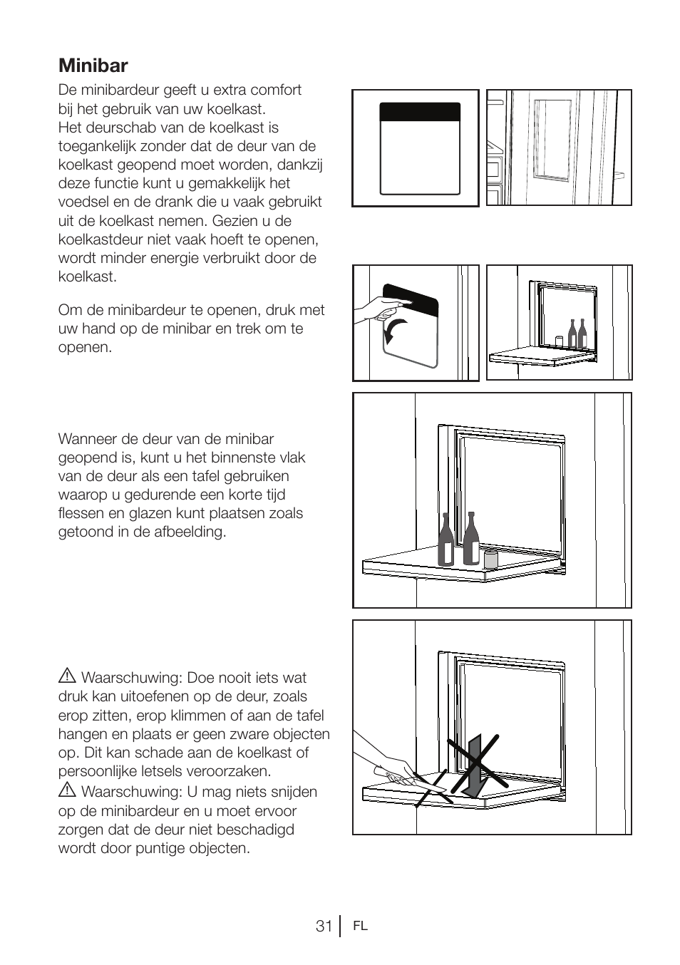 Minibar | Blomberg KWD 9440 X A+ User Manual | Page 245 / 601