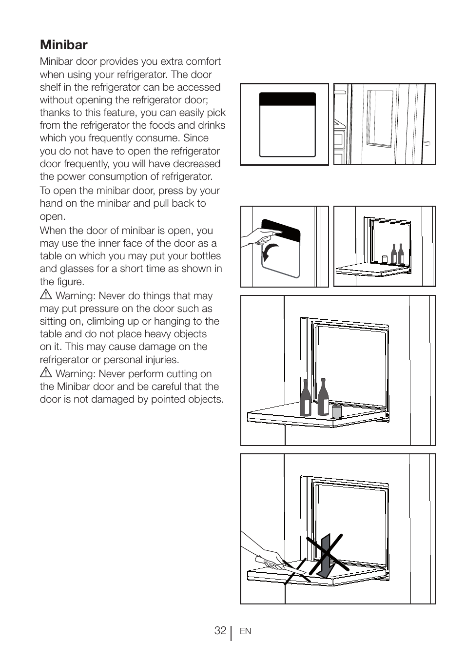 Minibar | Blomberg KWD 9440 X A+ User Manual | Page 33 / 601