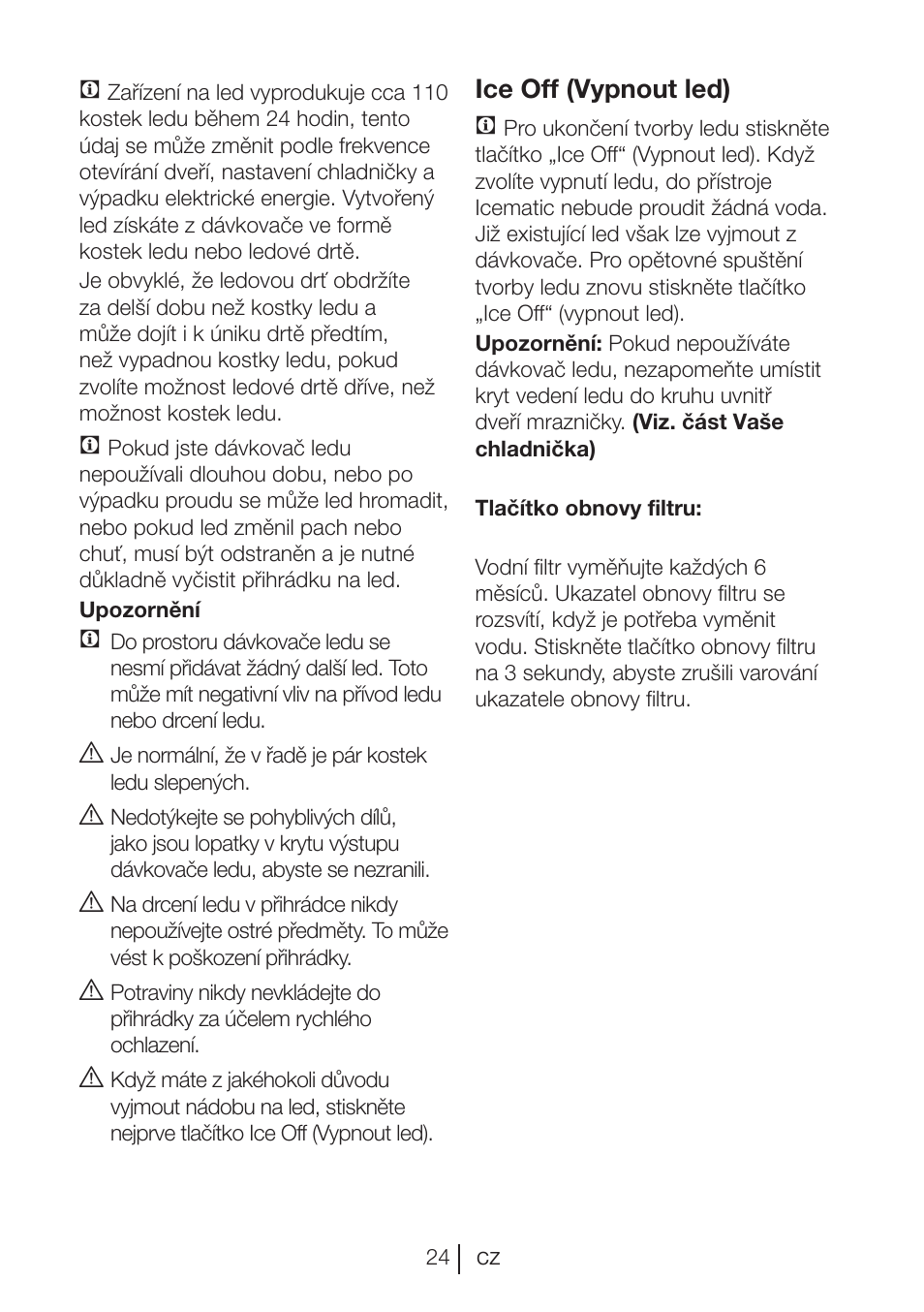 Ice off (vypnout led) c | Blomberg KWD 9440 X A+ User Manual | Page 589 / 601